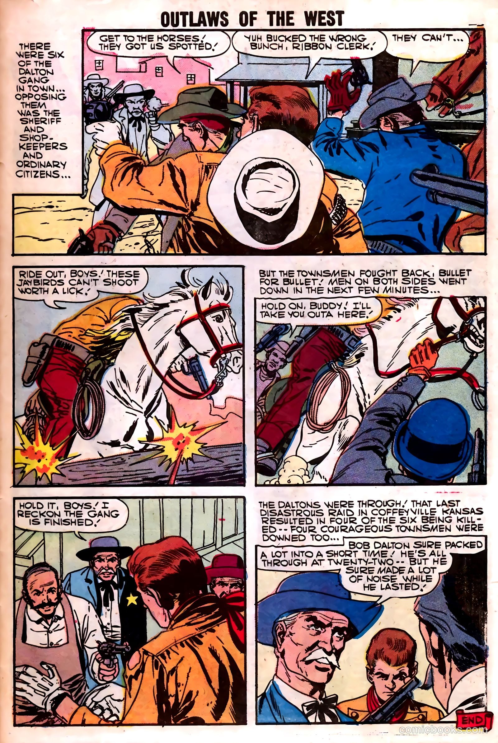Outlaws of the West #12 (1957) — page 27 of 36