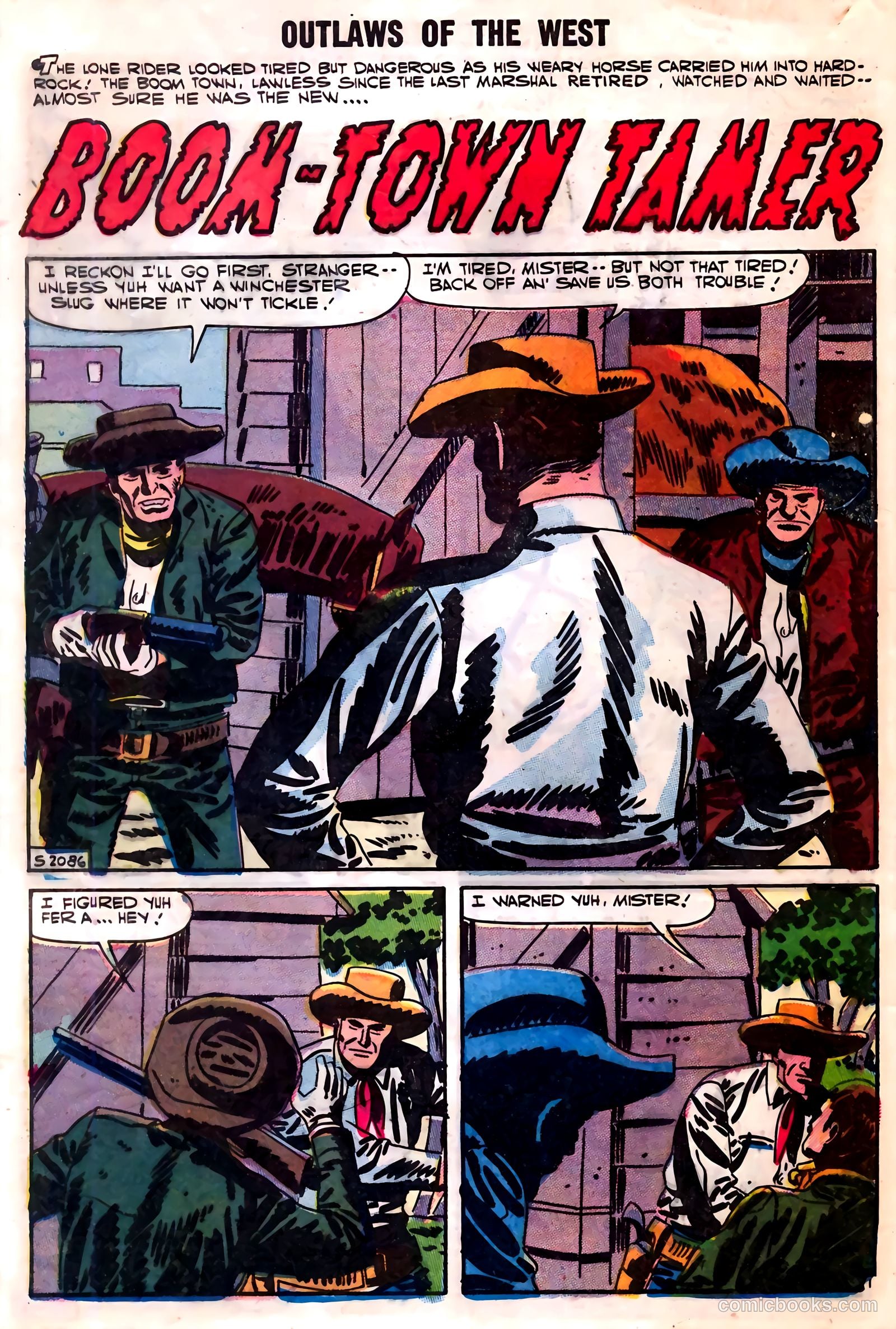 Outlaws of the West #12 (1957) — page 28 of 36