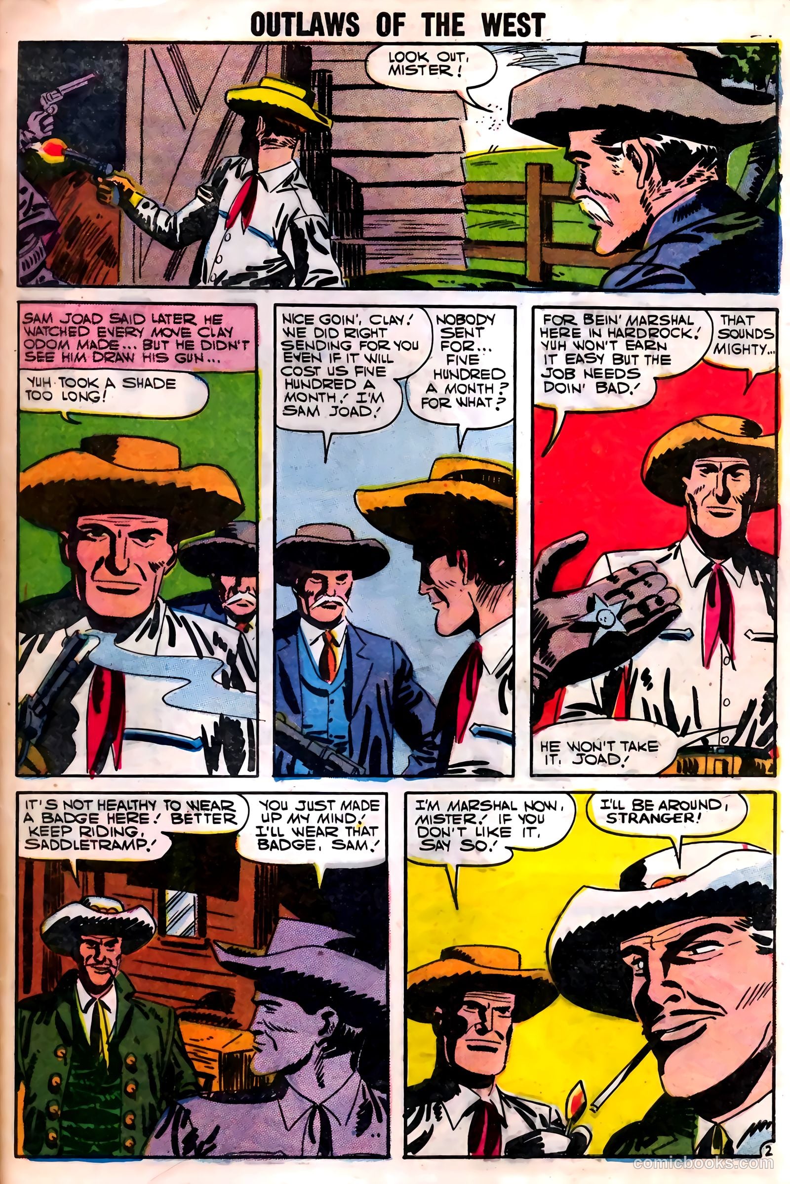 Outlaws of the West #12 (1957) — page 29 of 36
