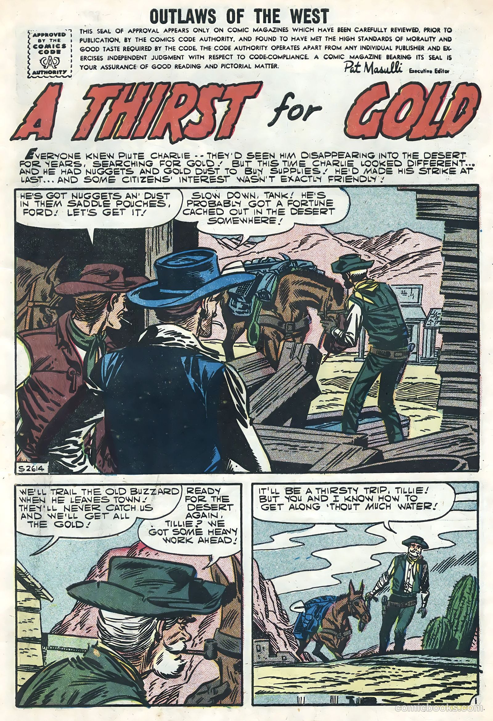 Outlaws of the West #13 (1957) — page 3 of 36