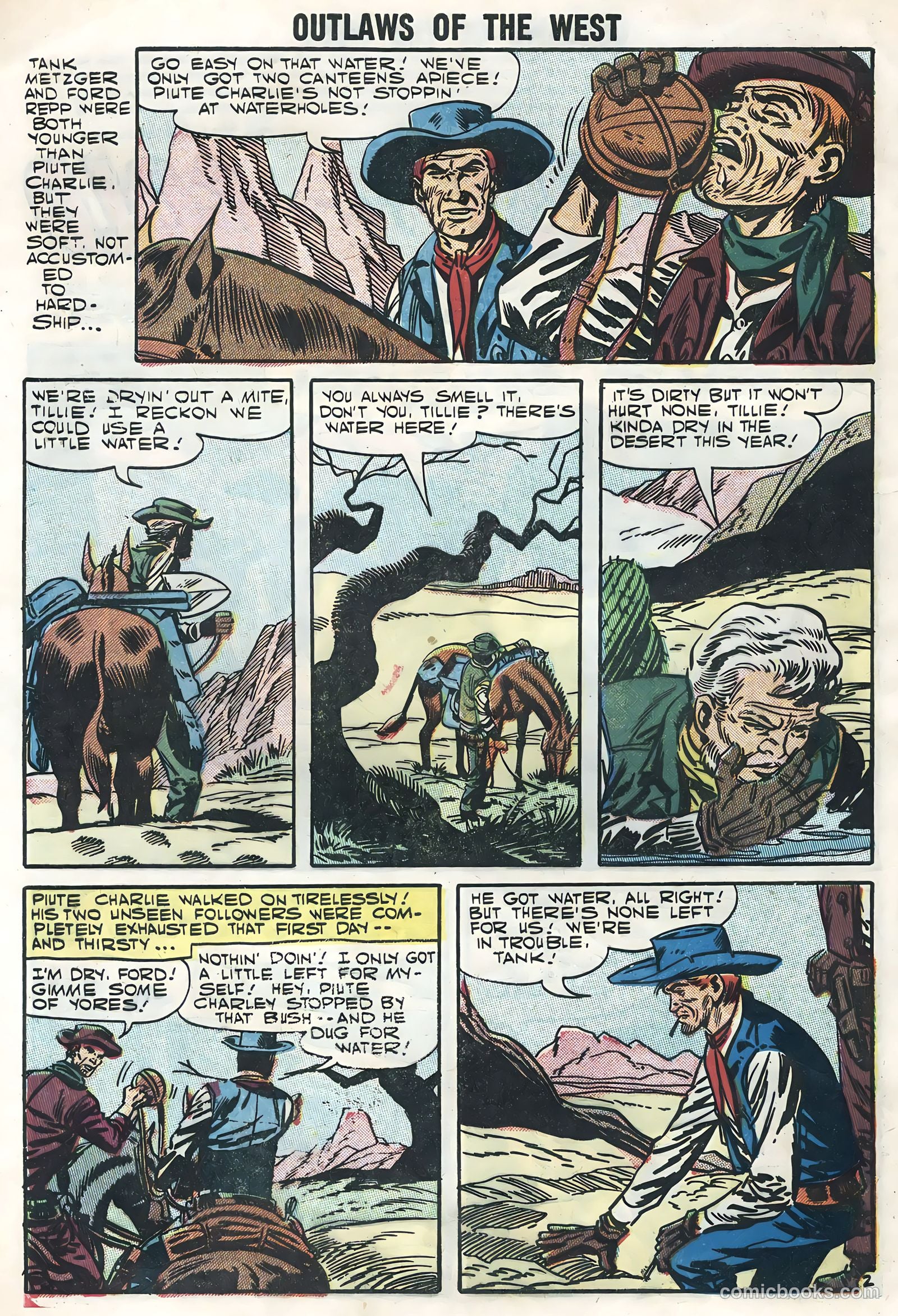 Outlaws of the West #13 (1957) — page 4 of 36