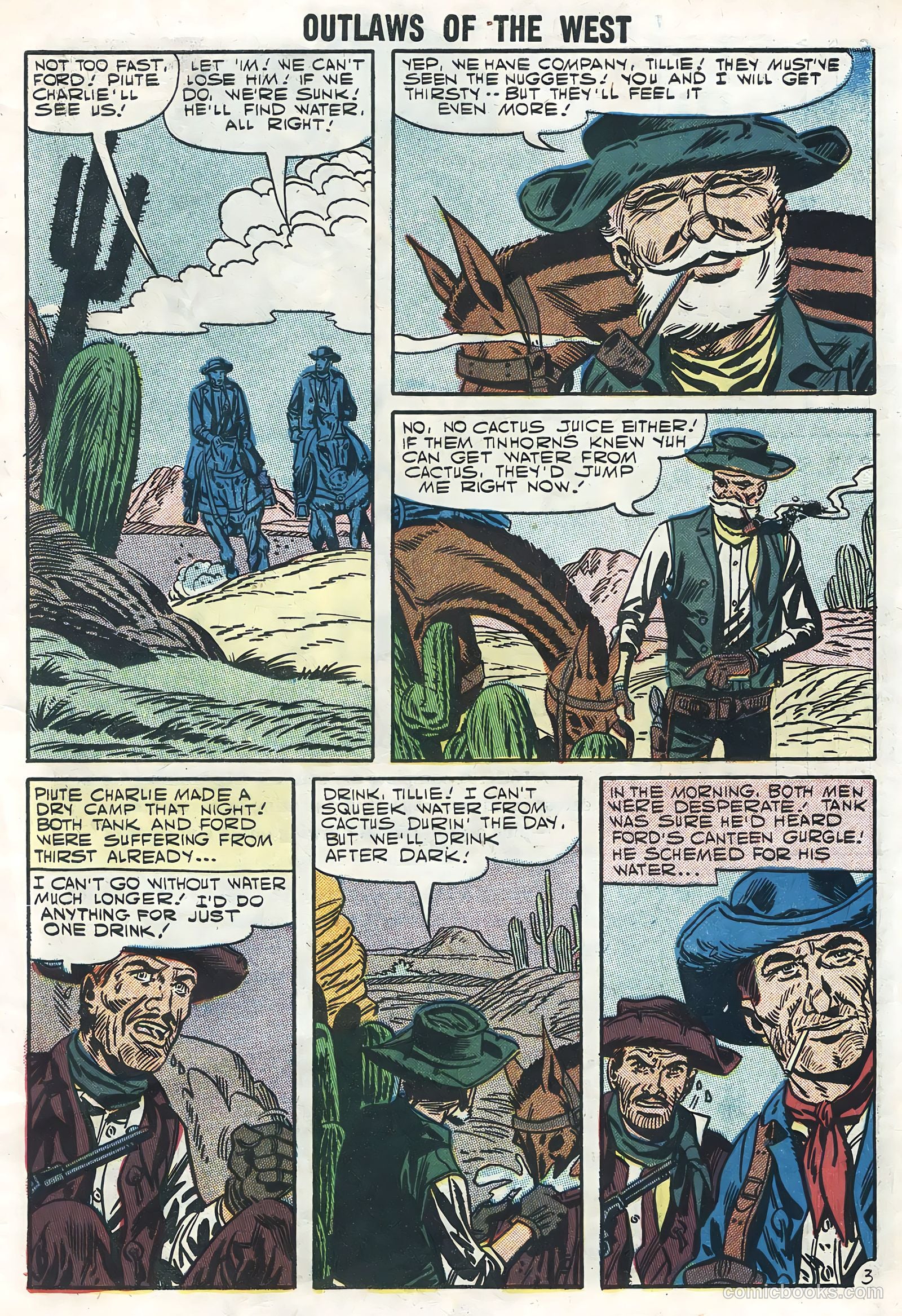 Outlaws of the West #13 (1957) — page 5 of 36