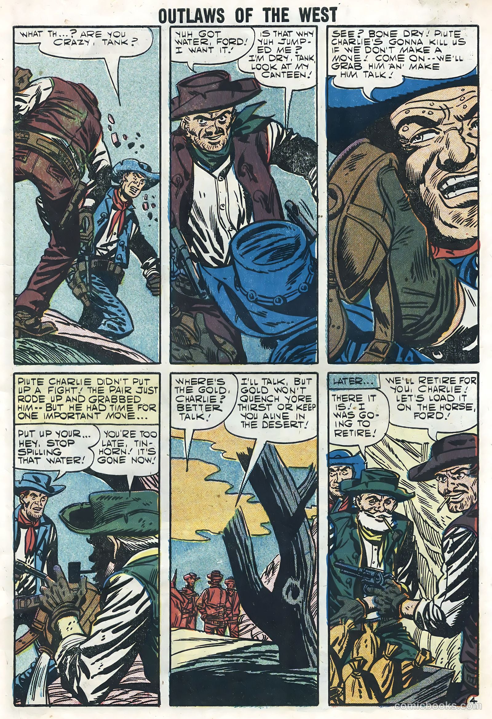 Outlaws of the West #13 (1957) — page 7 of 36