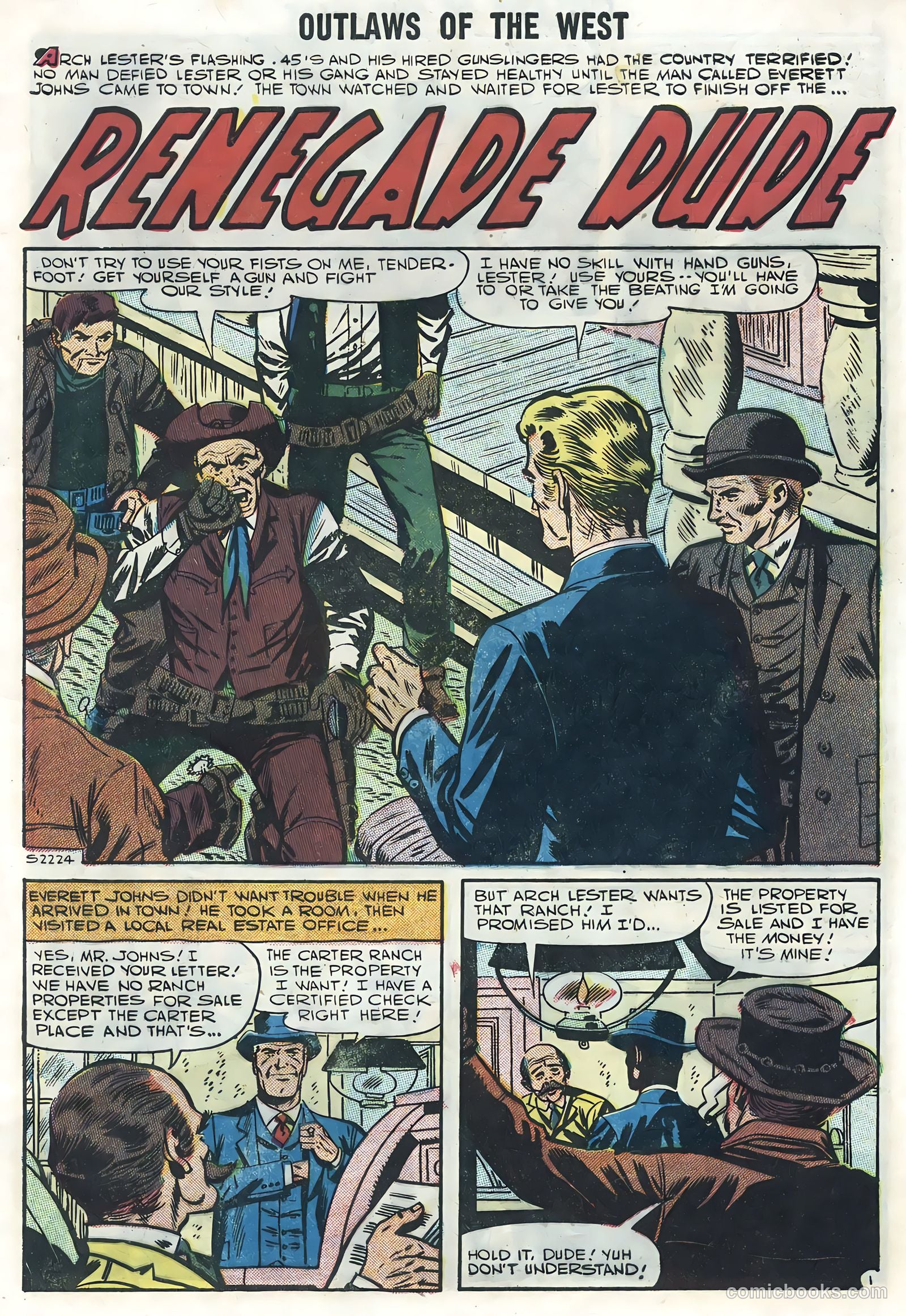Outlaws of the West #13 (1957) — page 9 of 36