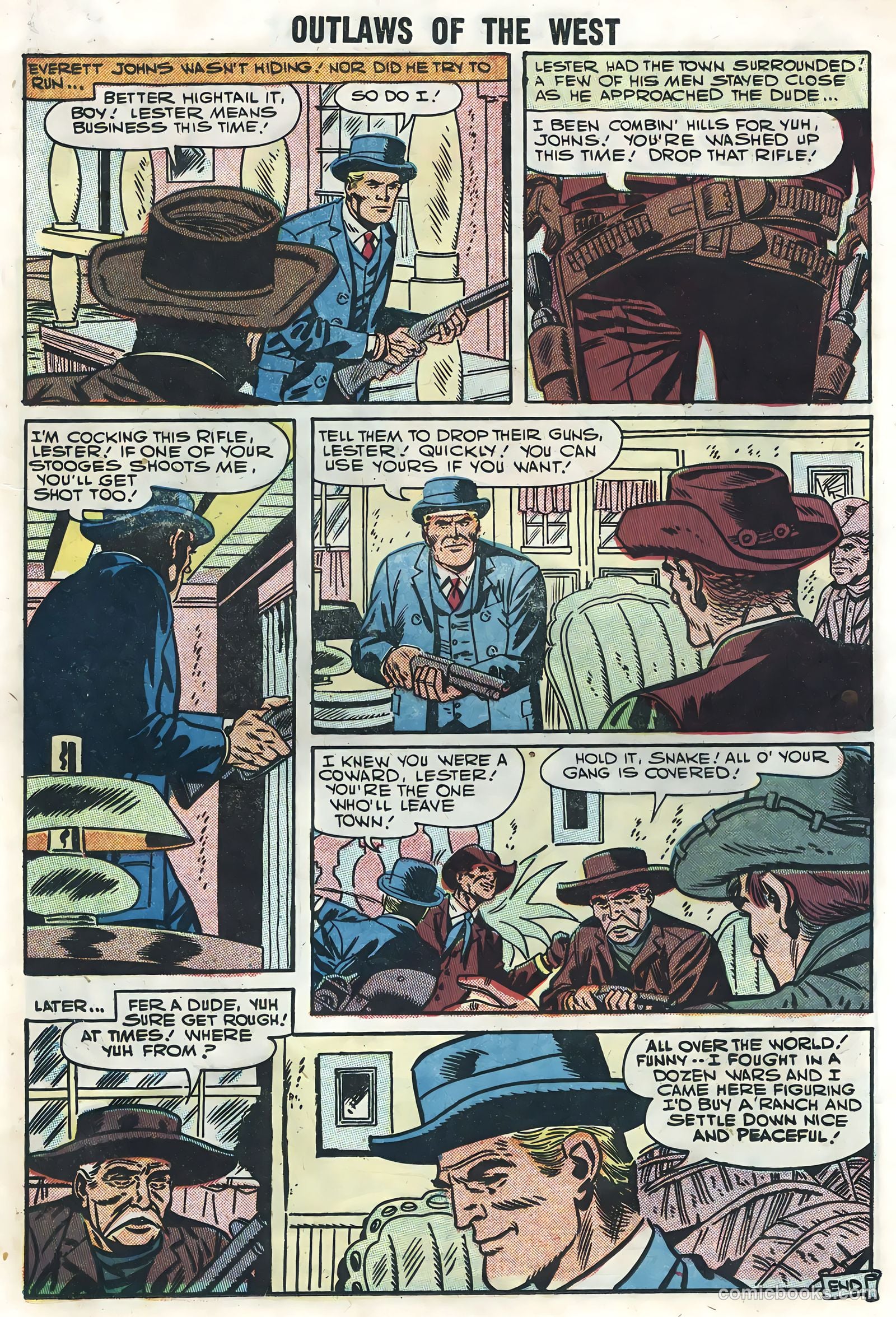 Outlaws of the West #13 (1957) — page 13 of 36