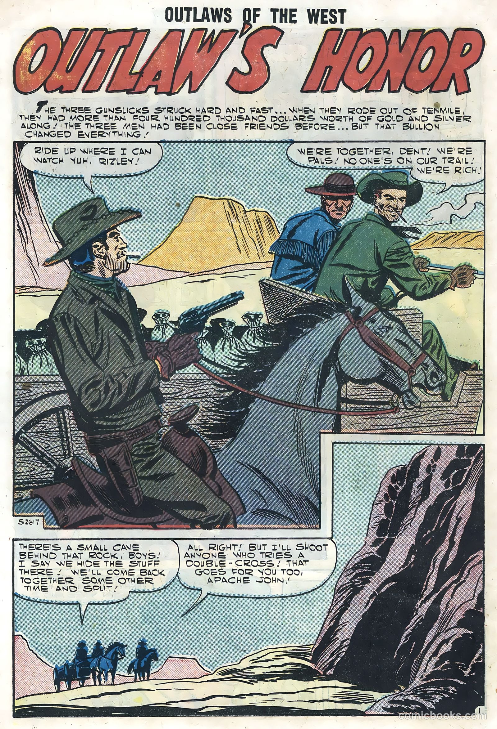 Outlaws of the West #13 (1957) — page 14 of 36