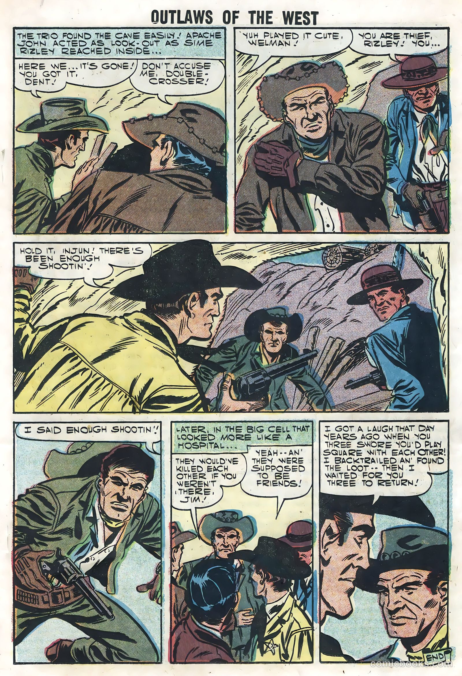 Outlaws of the West #13 (1957) — page 19 of 36