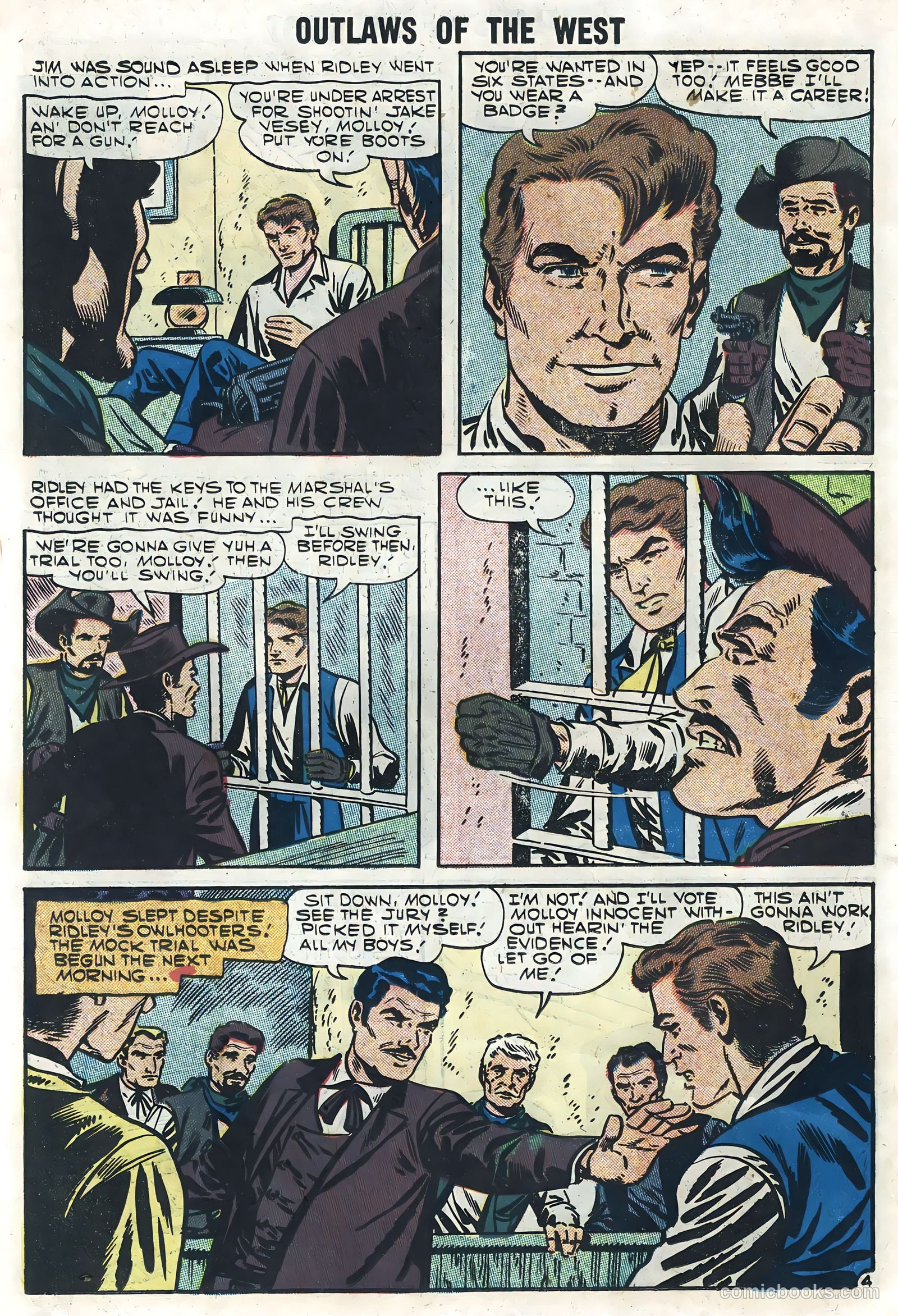 Outlaws of the West #13 (1957) — page 26 of 36