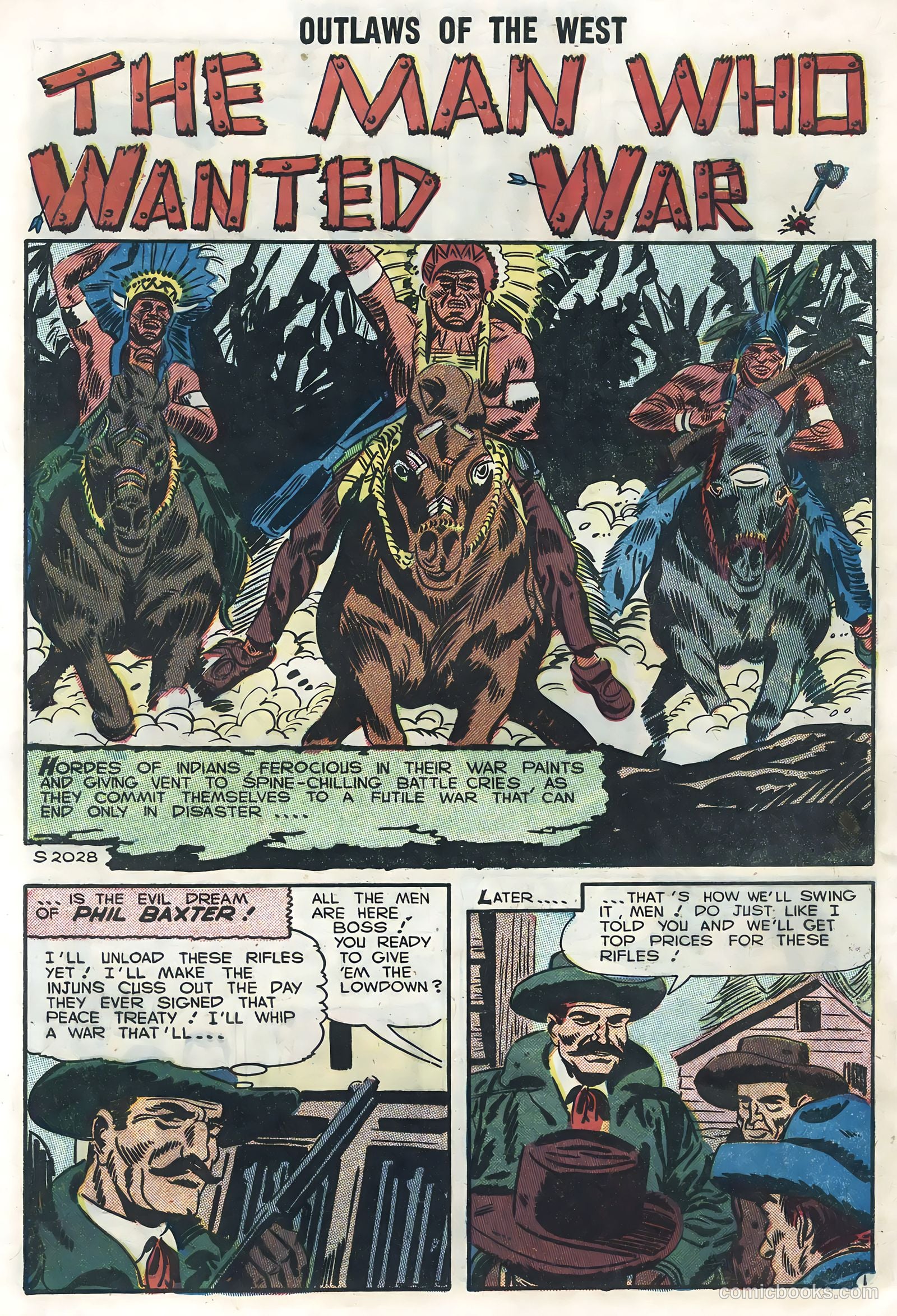 Outlaws of the West #13 (1957) — page 28 of 36