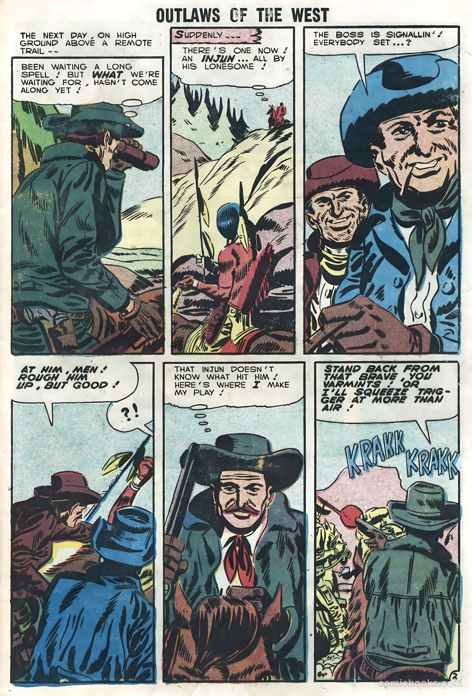 Outlaws of the West #13 (1957) — page 29 of 36