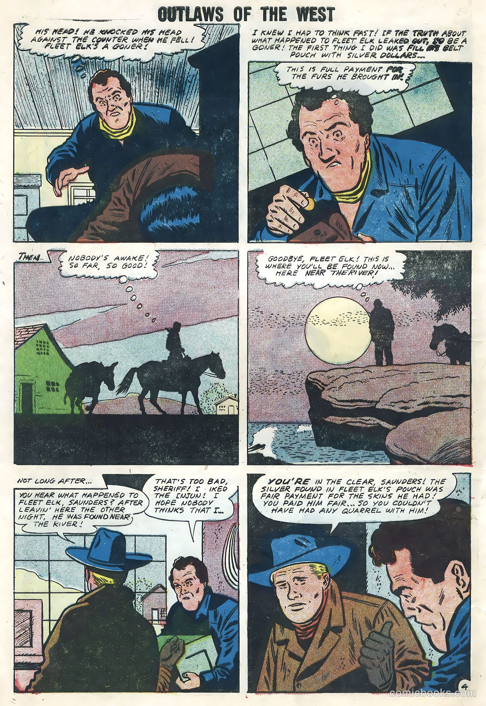 Outlaws of the West #14 (1958) — page 6 of 68