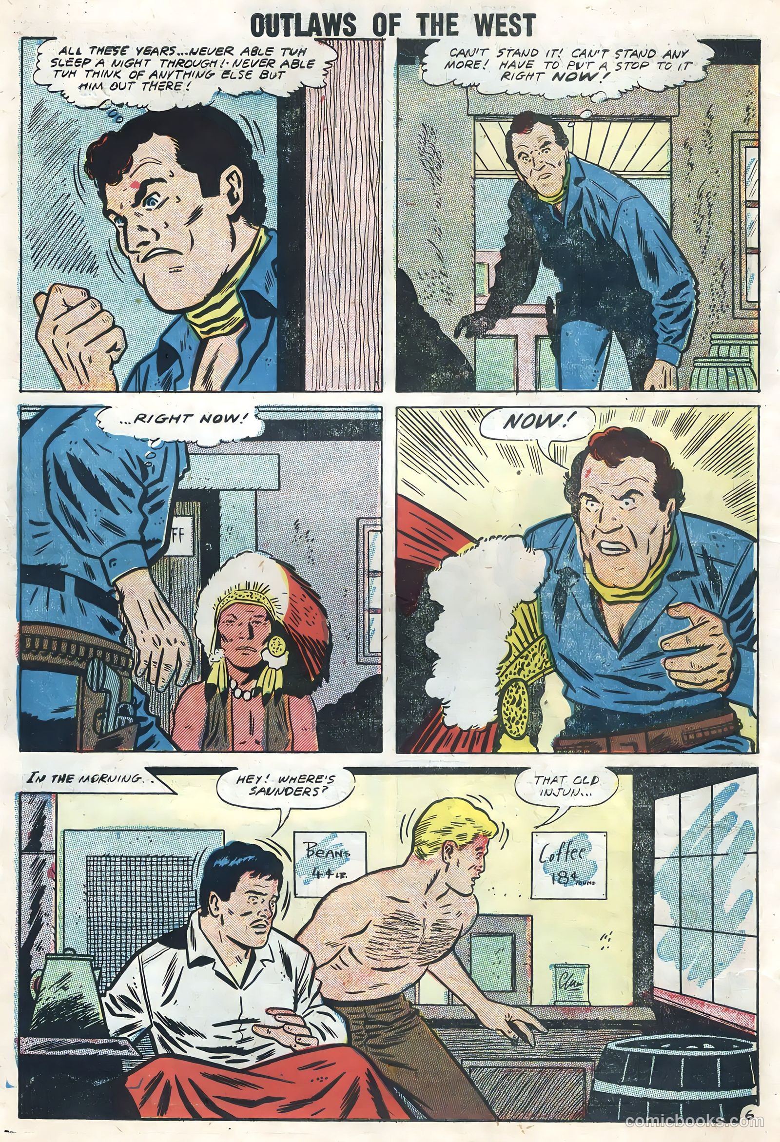 Outlaws of the West #14 (1958) — page 8 of 68