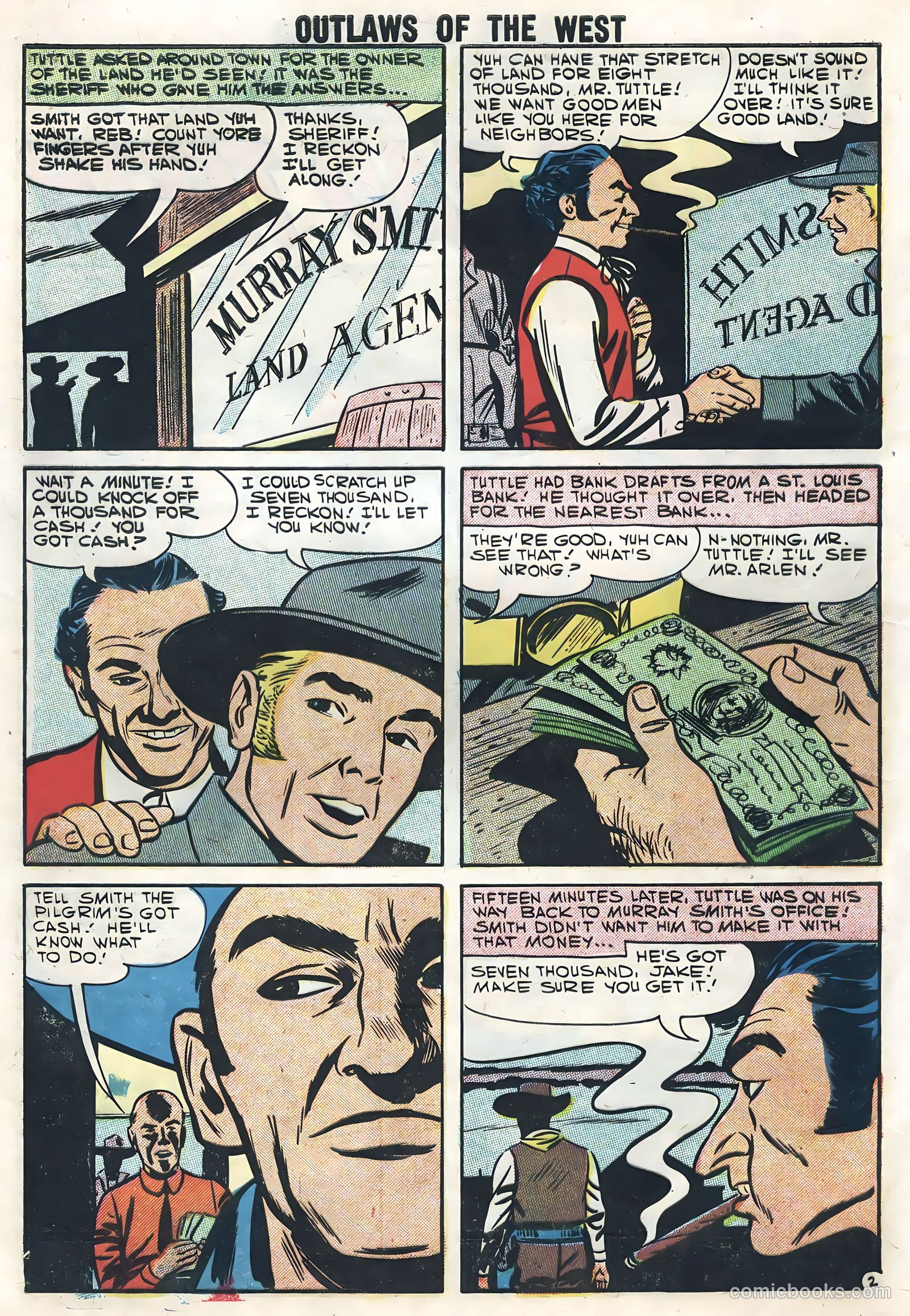 Outlaws of the West #14 (1958) — page 12 of 68