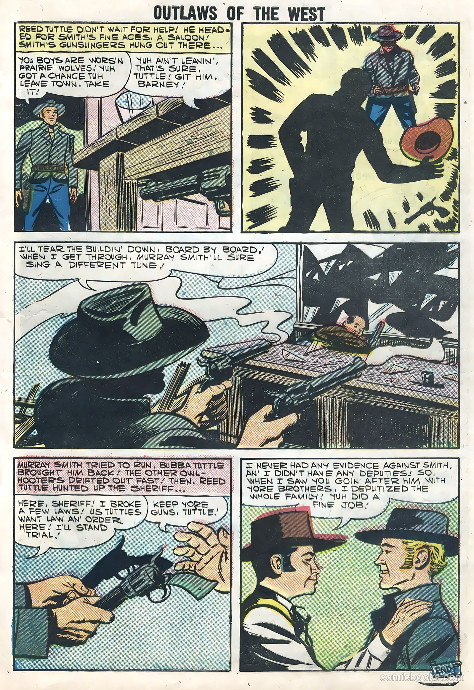 Outlaws of the West #14 (1958) — page 15 of 68