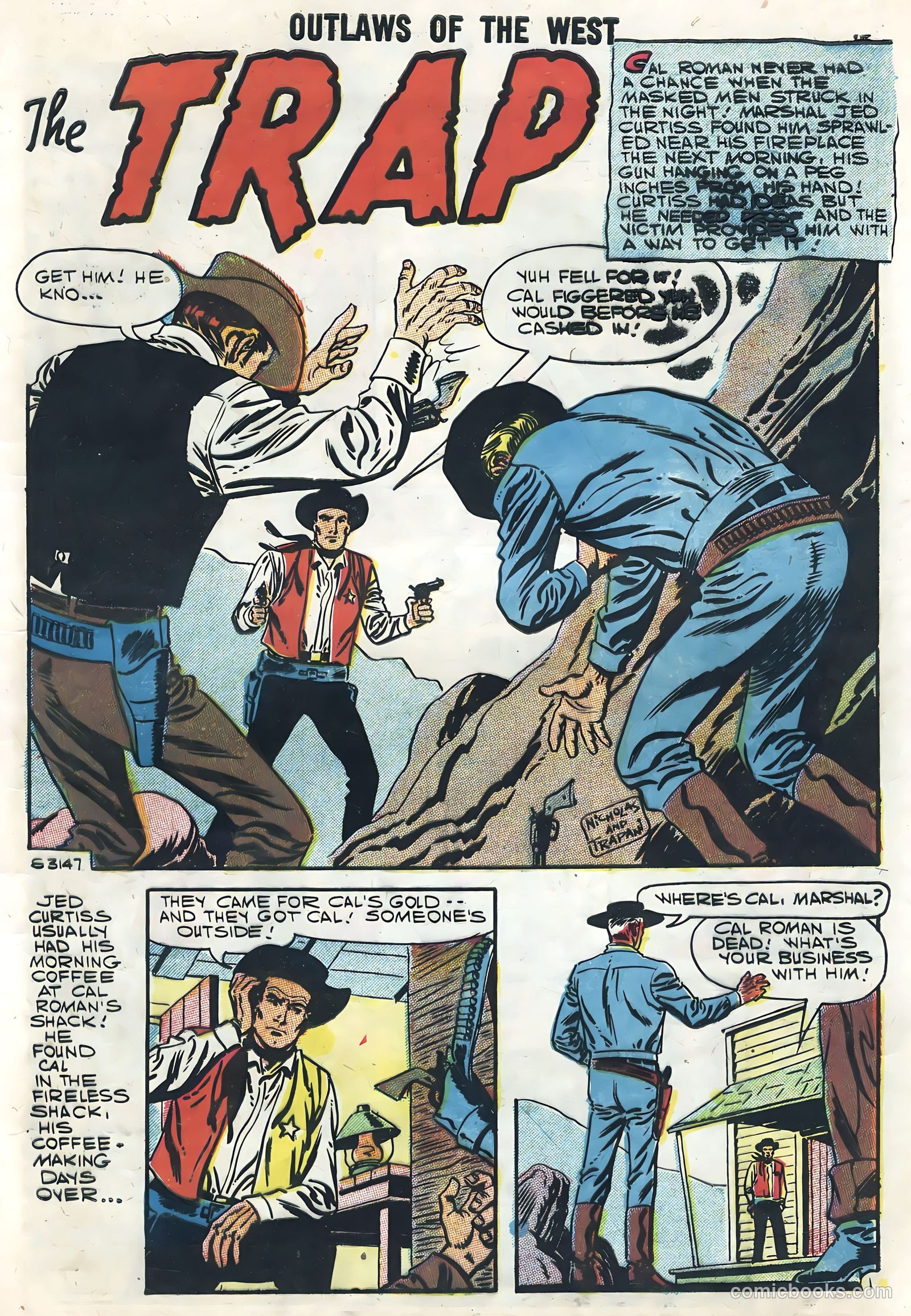 Outlaws of the West #14 (1958) — page 17 of 68