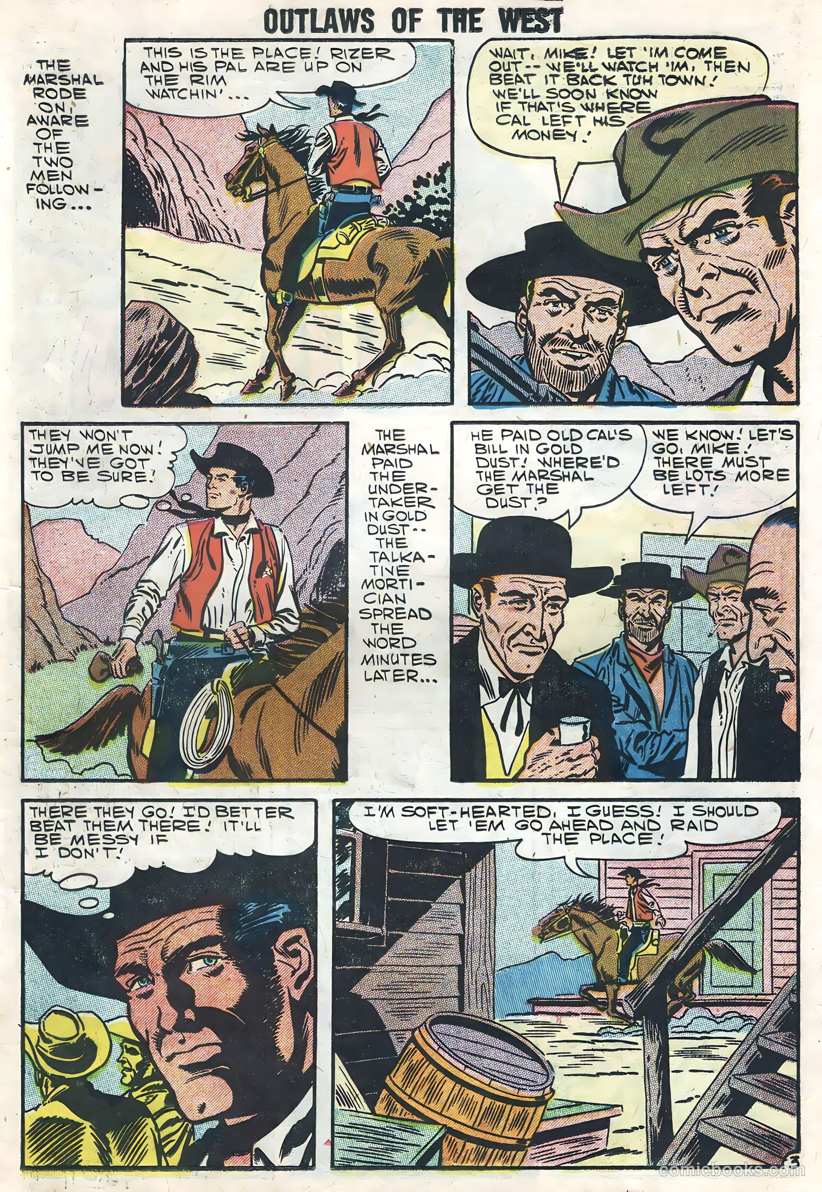 Outlaws of the West #14 (1958) — page 19 of 68