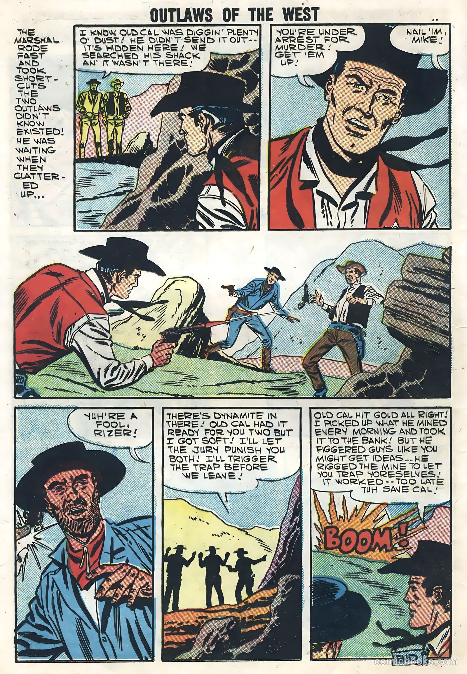 Outlaws of the West #14 (1958) — page 20 of 68