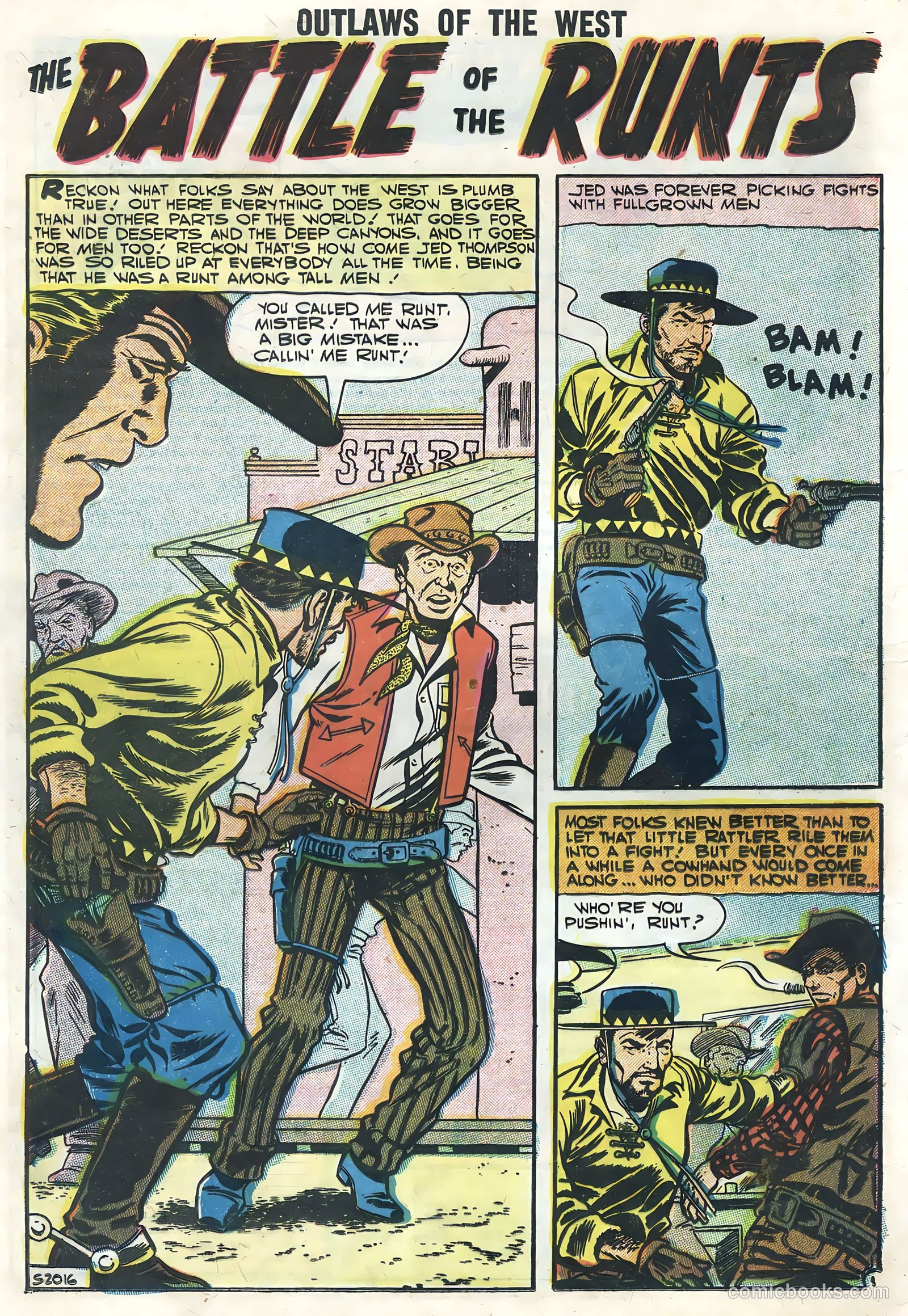 Outlaws of the West #14 (1958) — page 22 of 68