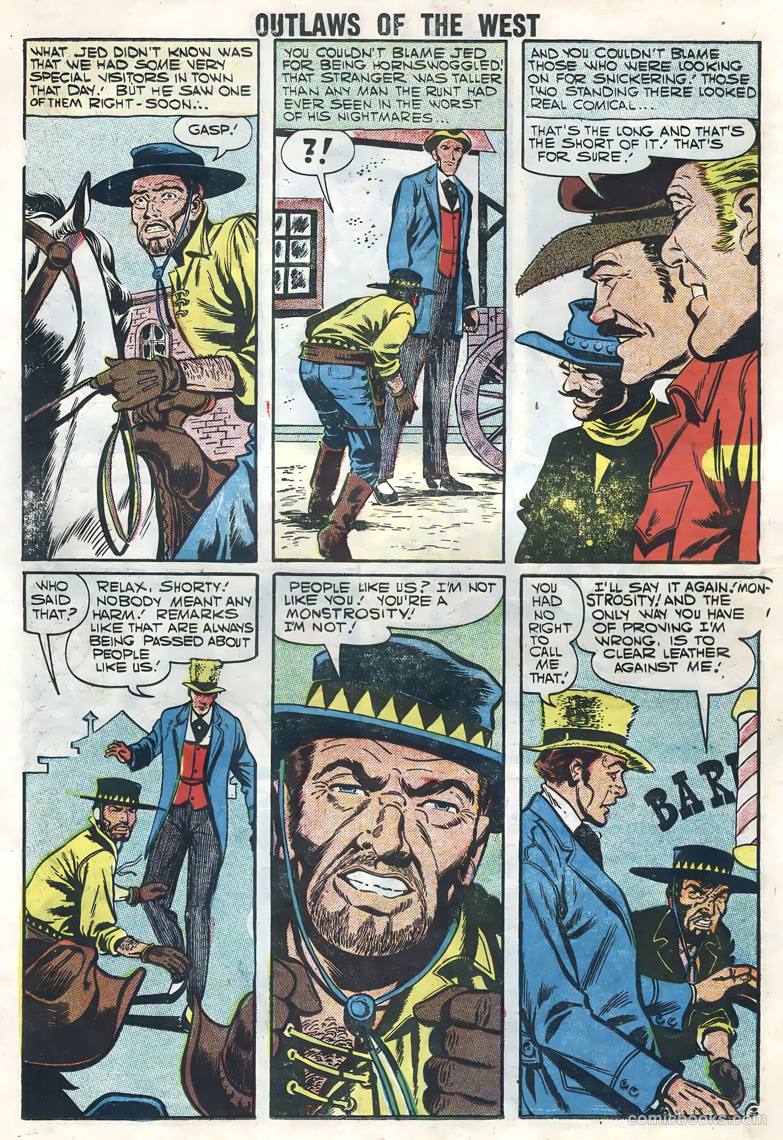 Outlaws of the West #14 (1958) — page 24 of 68