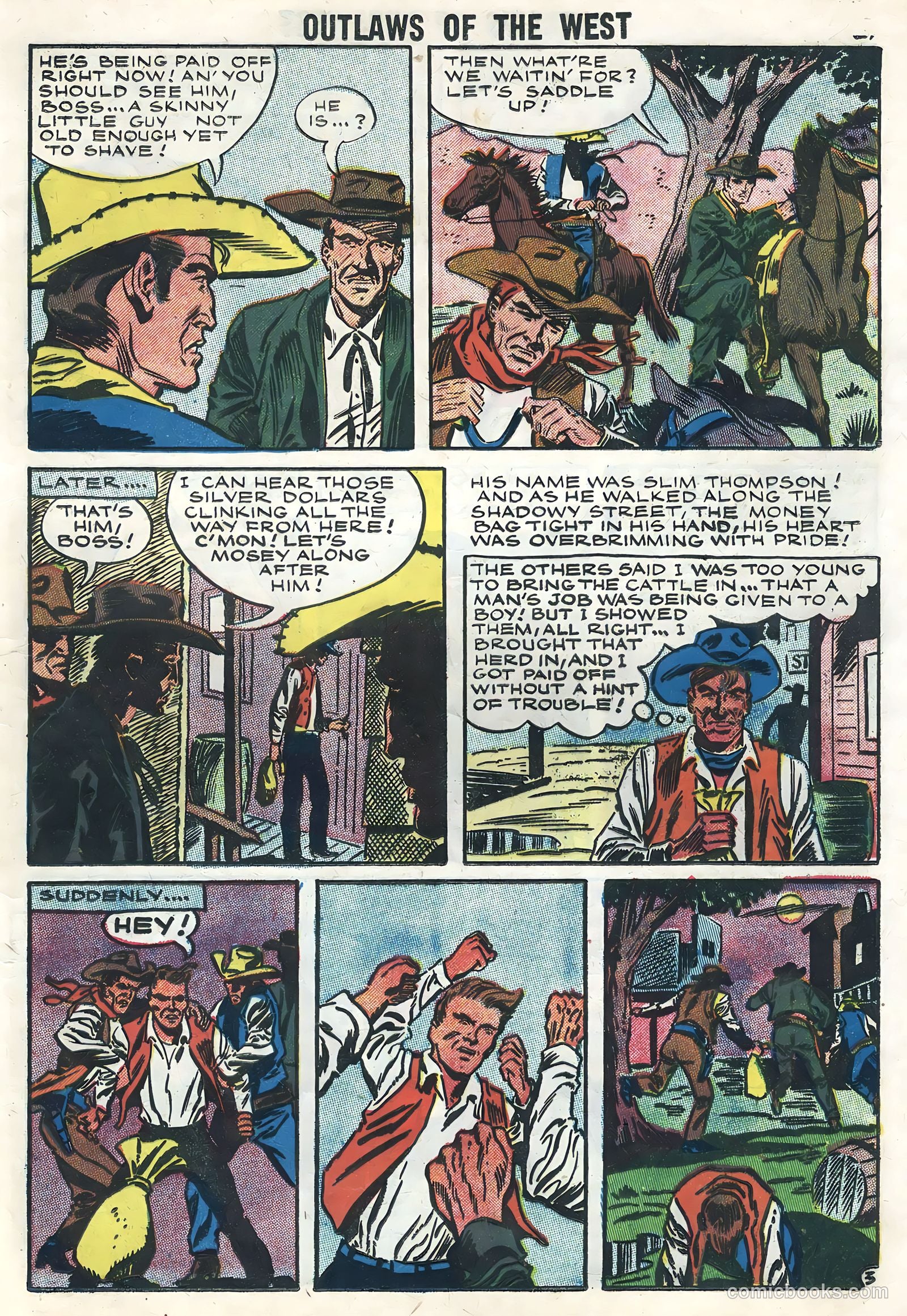 Outlaws of the West #14 (1958) — page 31 of 68