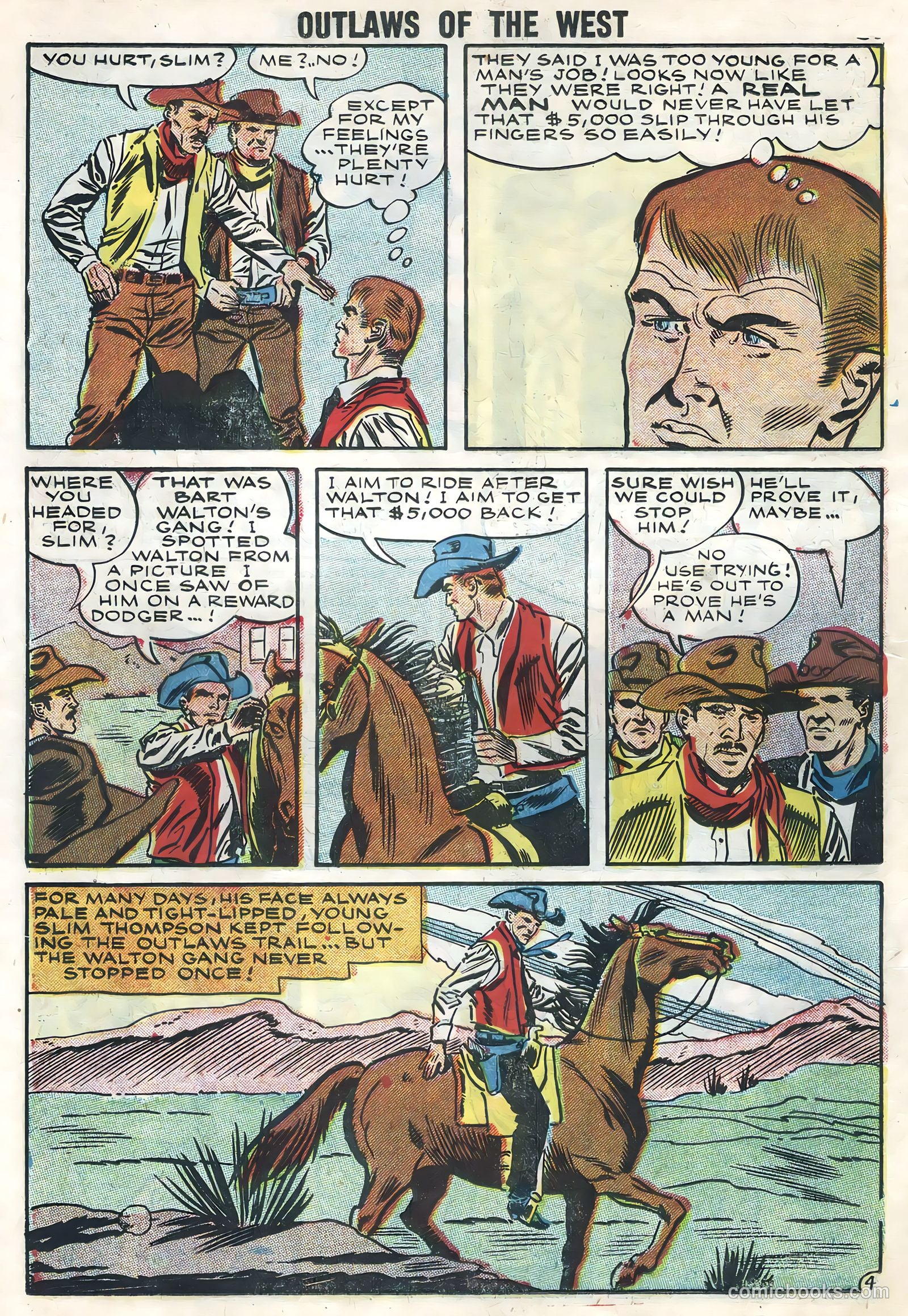Outlaws of the West #14 (1958) — page 32 of 68