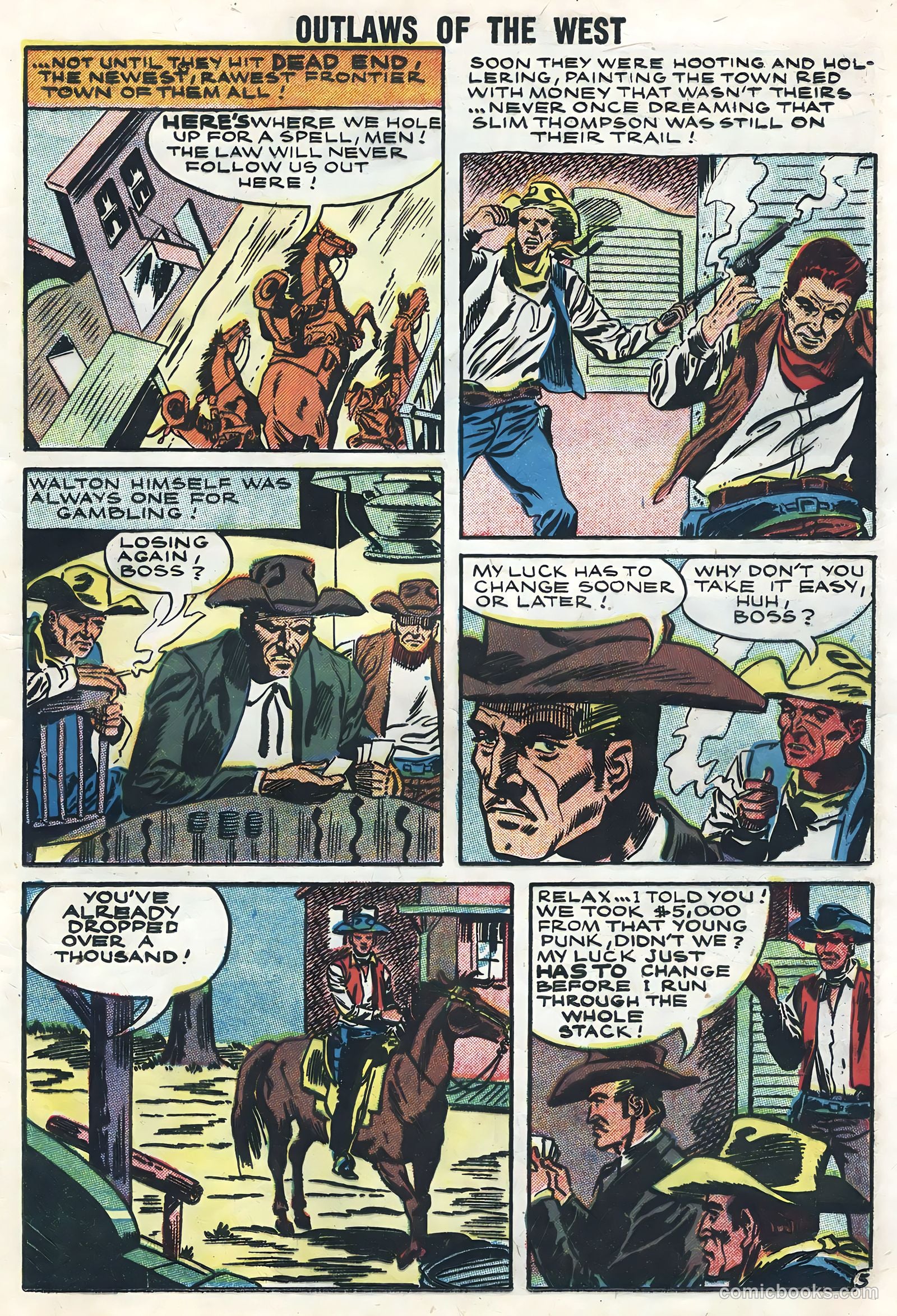 Outlaws of the West #14 (1958) — page 33 of 68