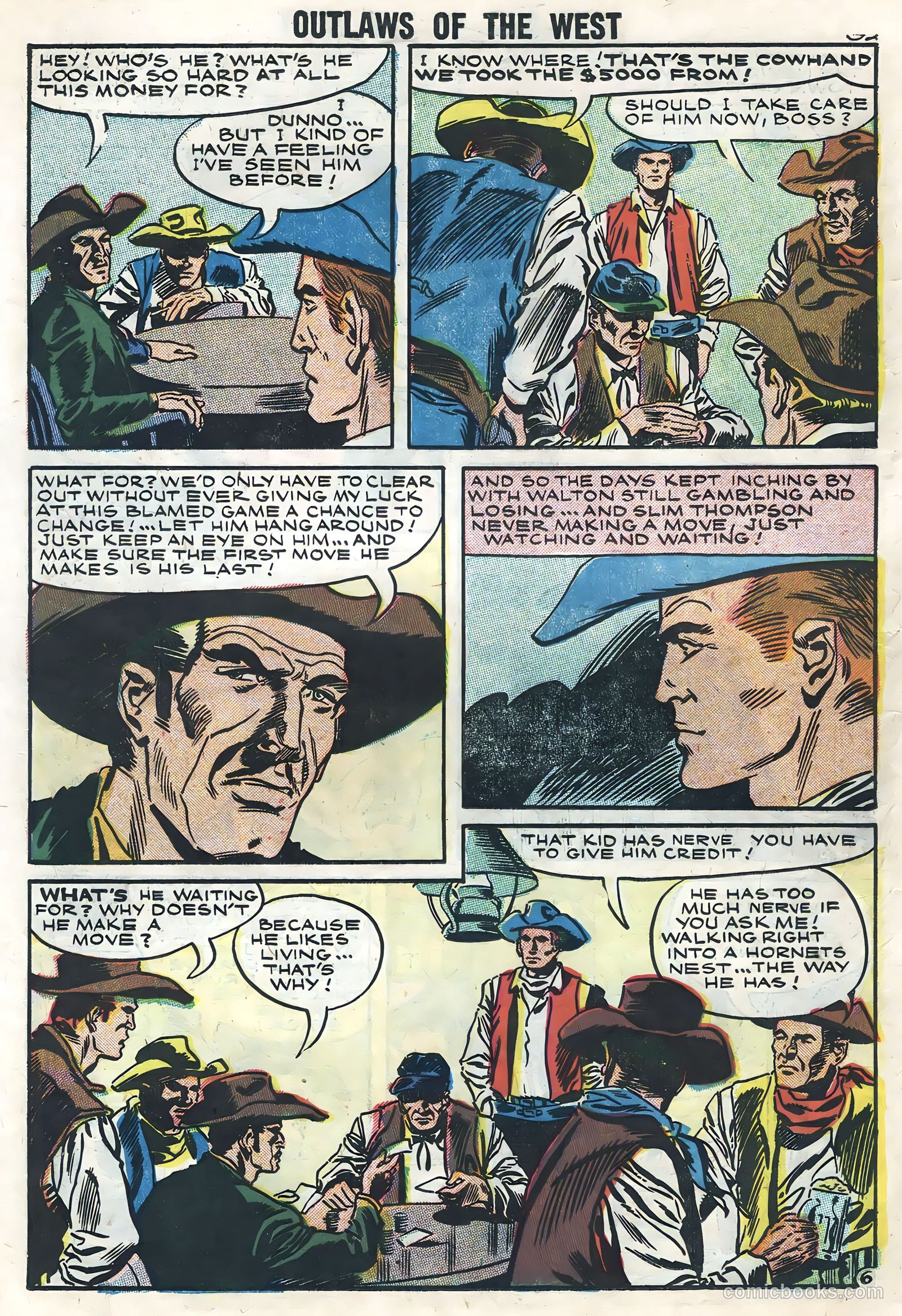Outlaws of the West #14 (1958) — page 34 of 68