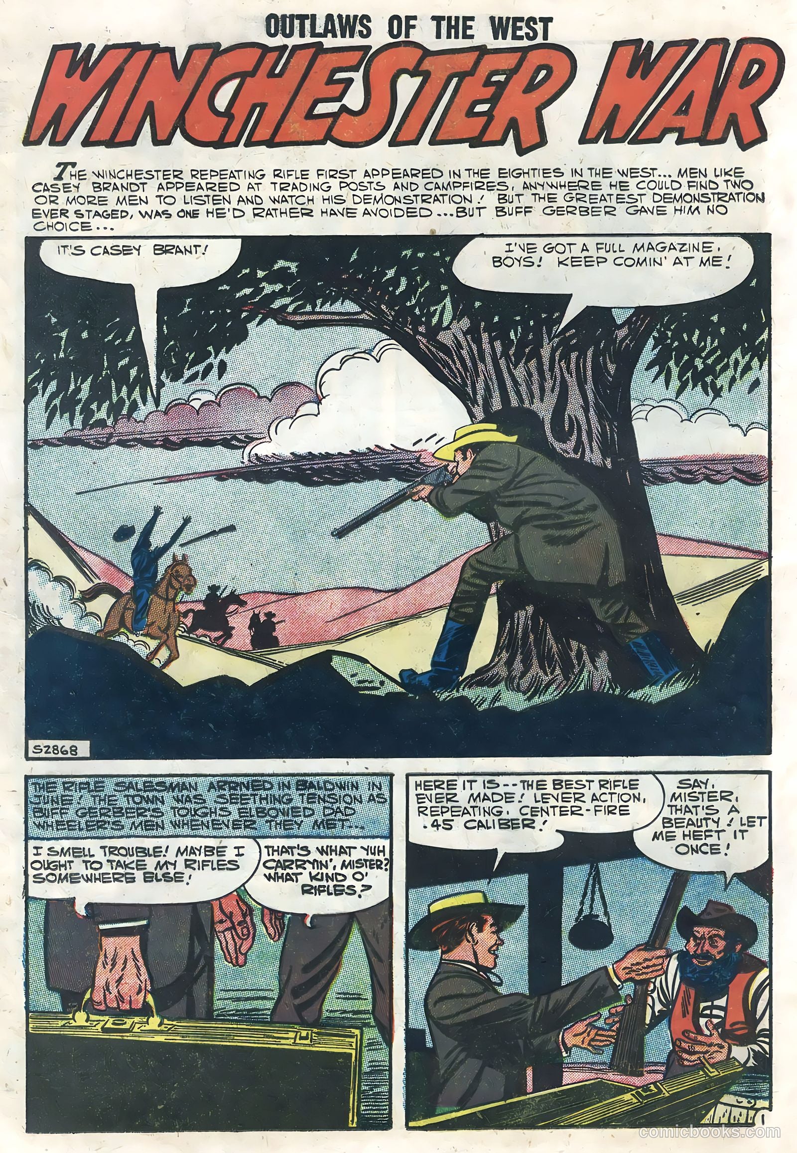 Outlaws of the West #14 (1958) — page 38 of 68