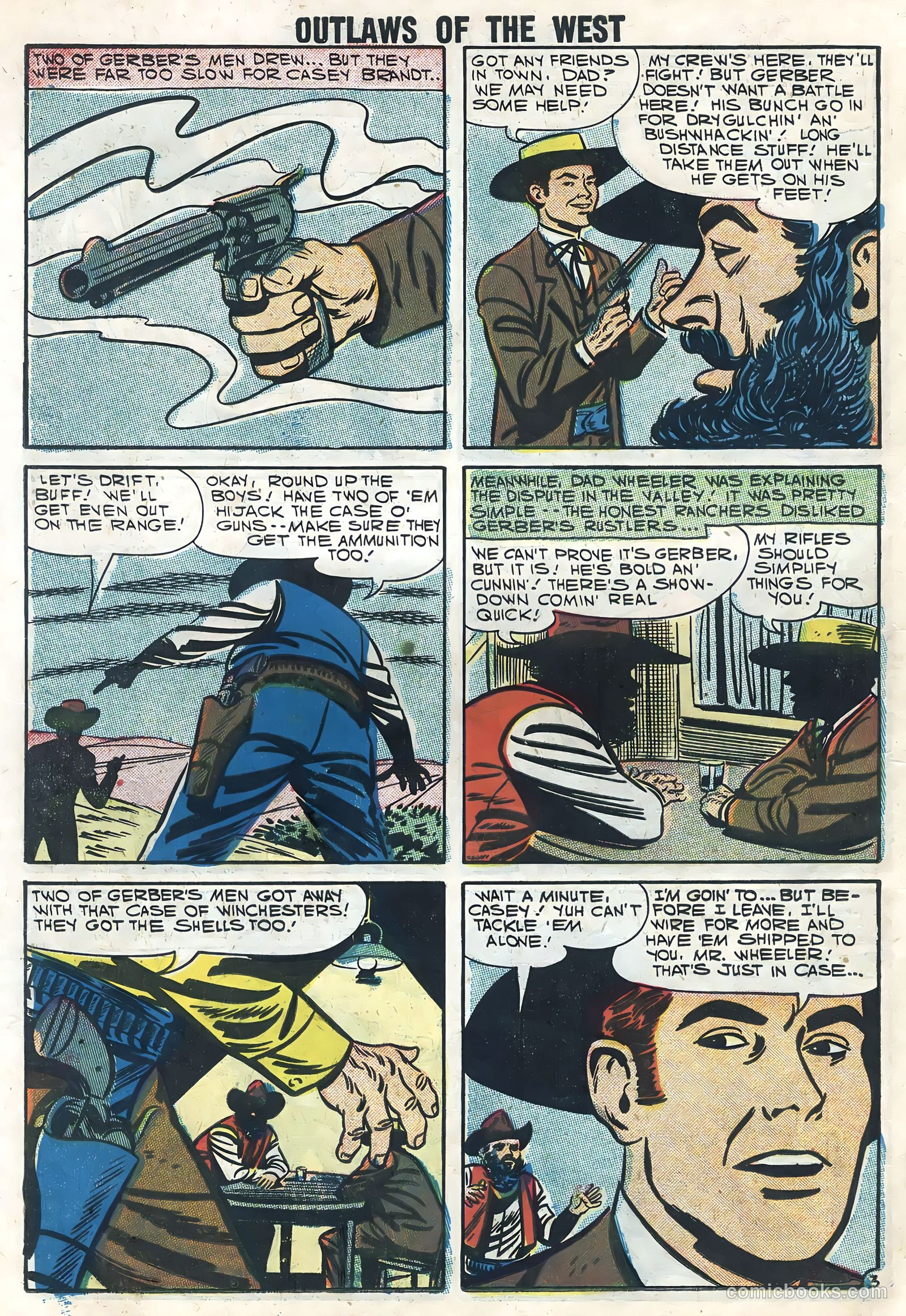 Outlaws of the West #14 (1958) — page 40 of 68