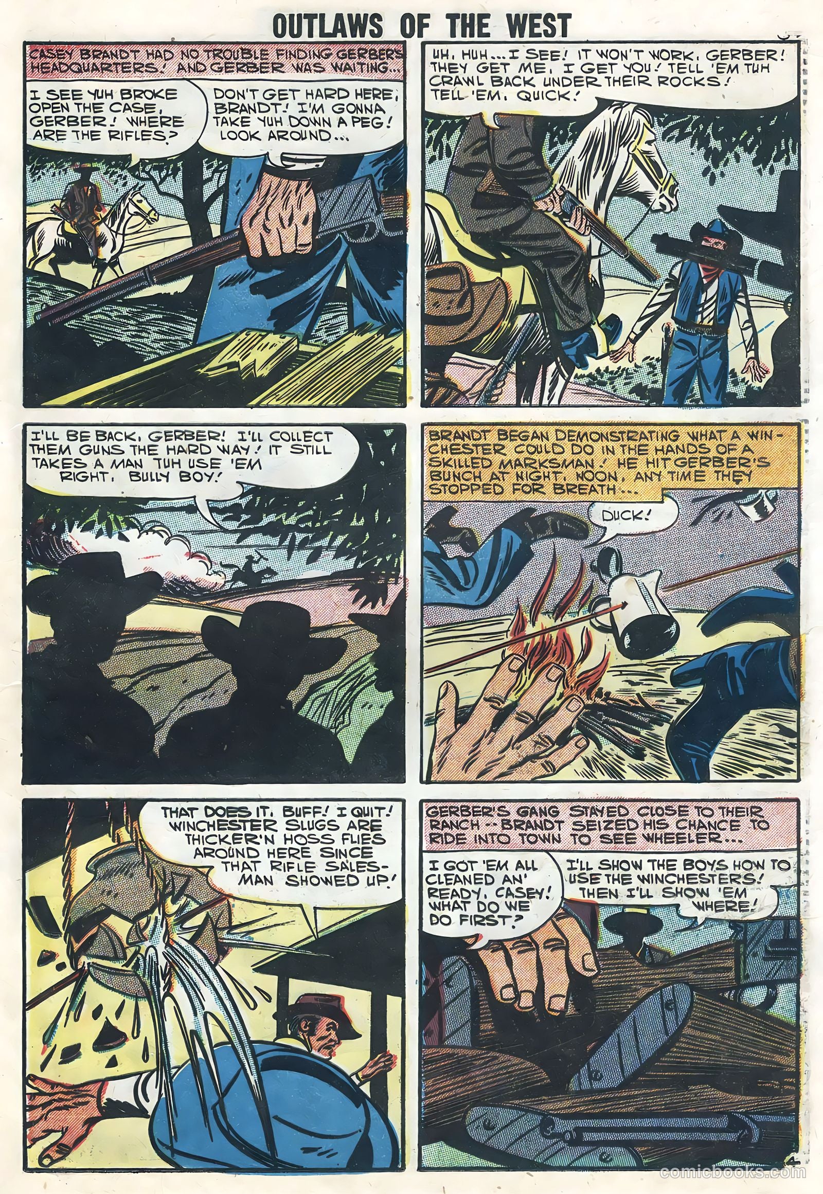 Outlaws of the West #14 (1958) — page 41 of 68