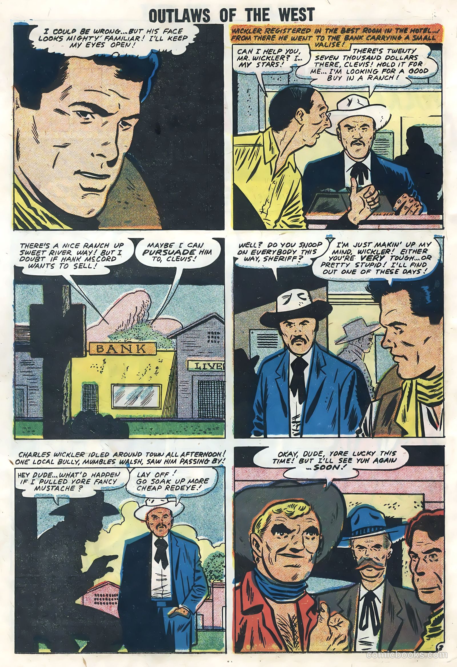 Outlaws of the West #14 (1958) — page 44 of 68
