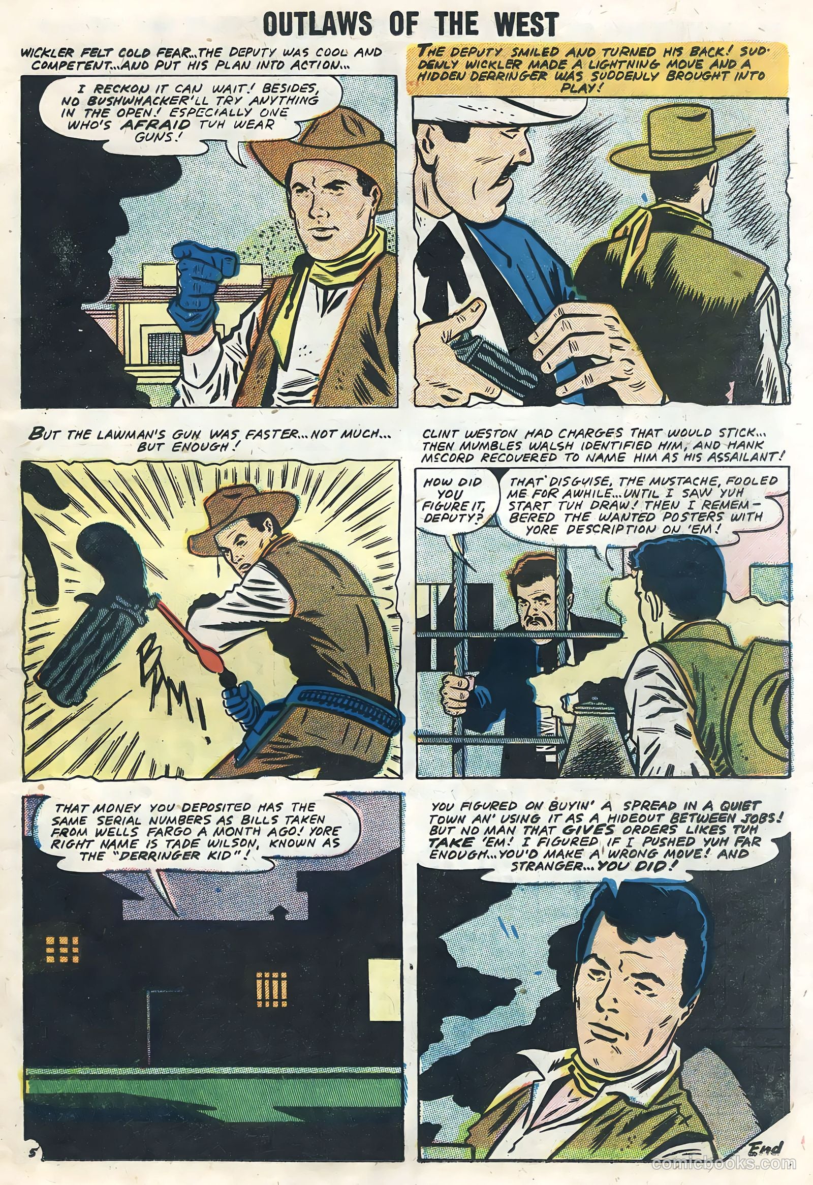 Outlaws of the West #14 (1958) — page 47 of 68