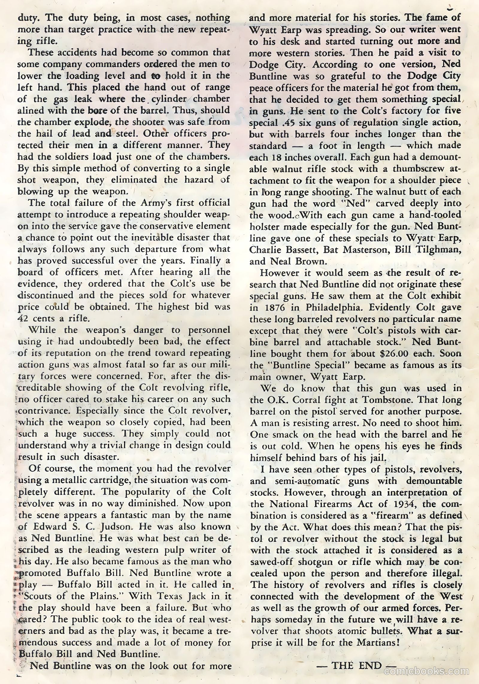 Outlaws of the West #14 (1958) — page 52 of 68