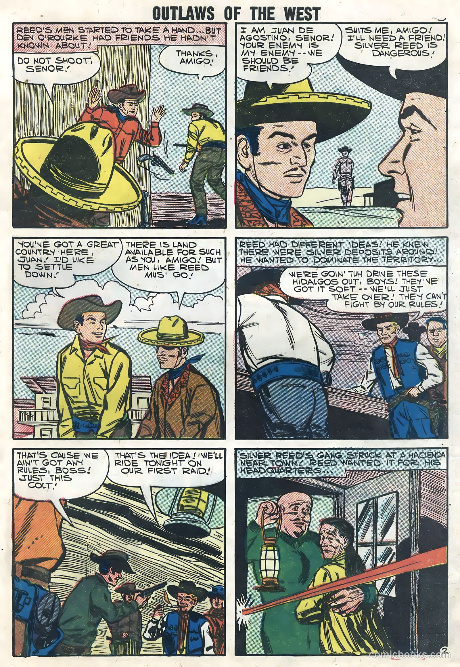 Outlaws of the West #14 (1958) — page 55 of 68