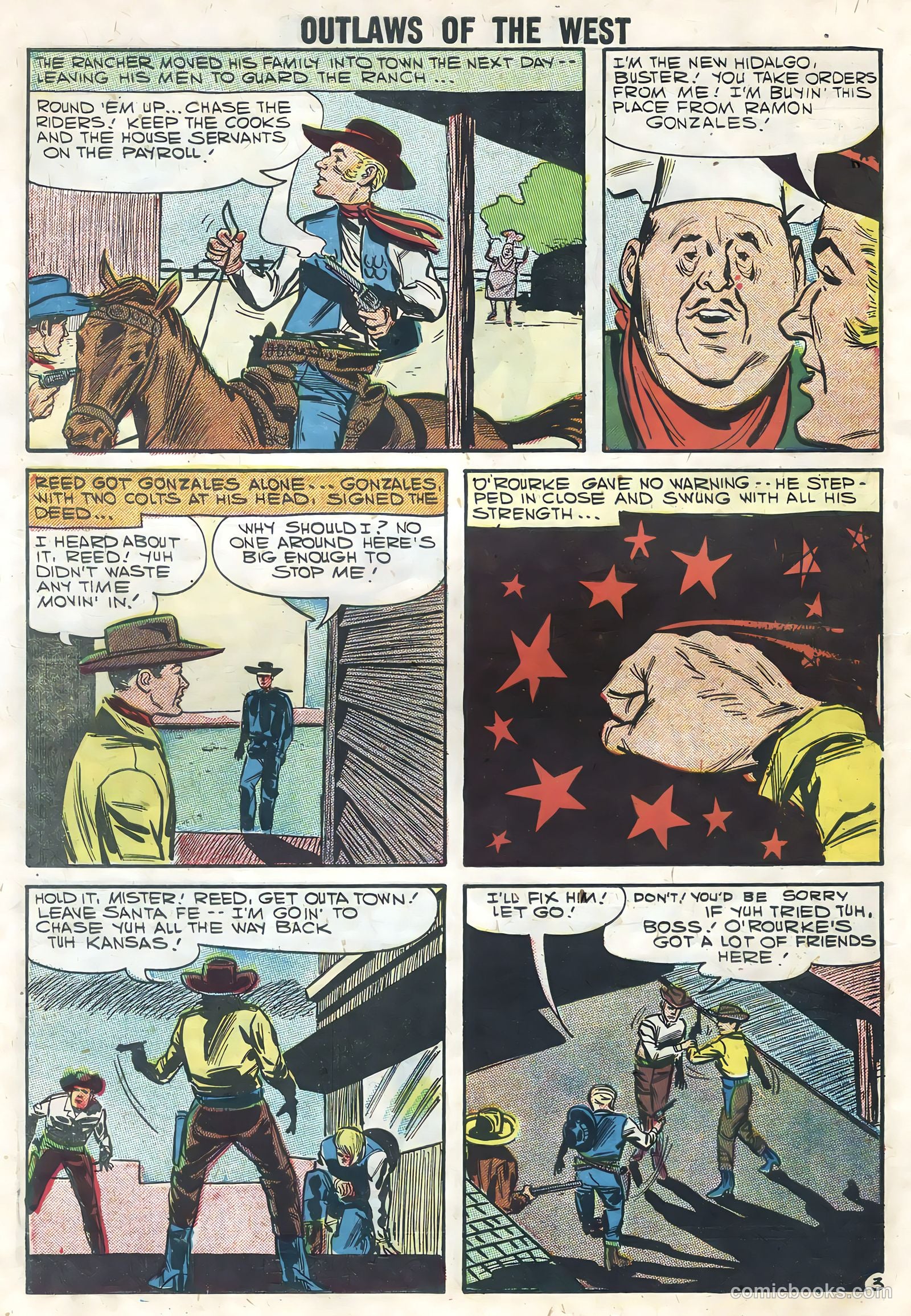 Outlaws of the West #14 (1958) — page 56 of 68