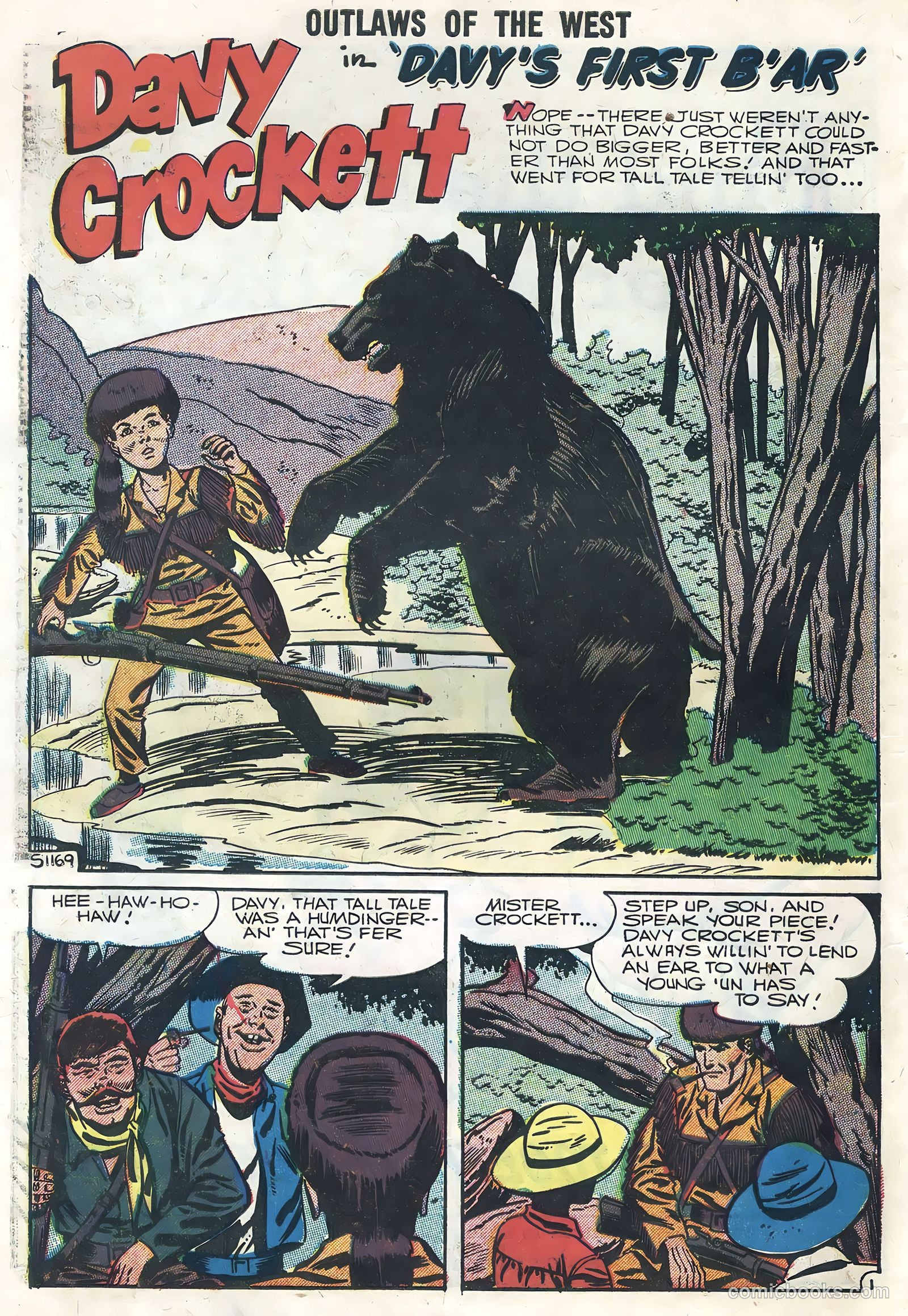 Outlaws of the West #14 (1958) — page 60 of 68