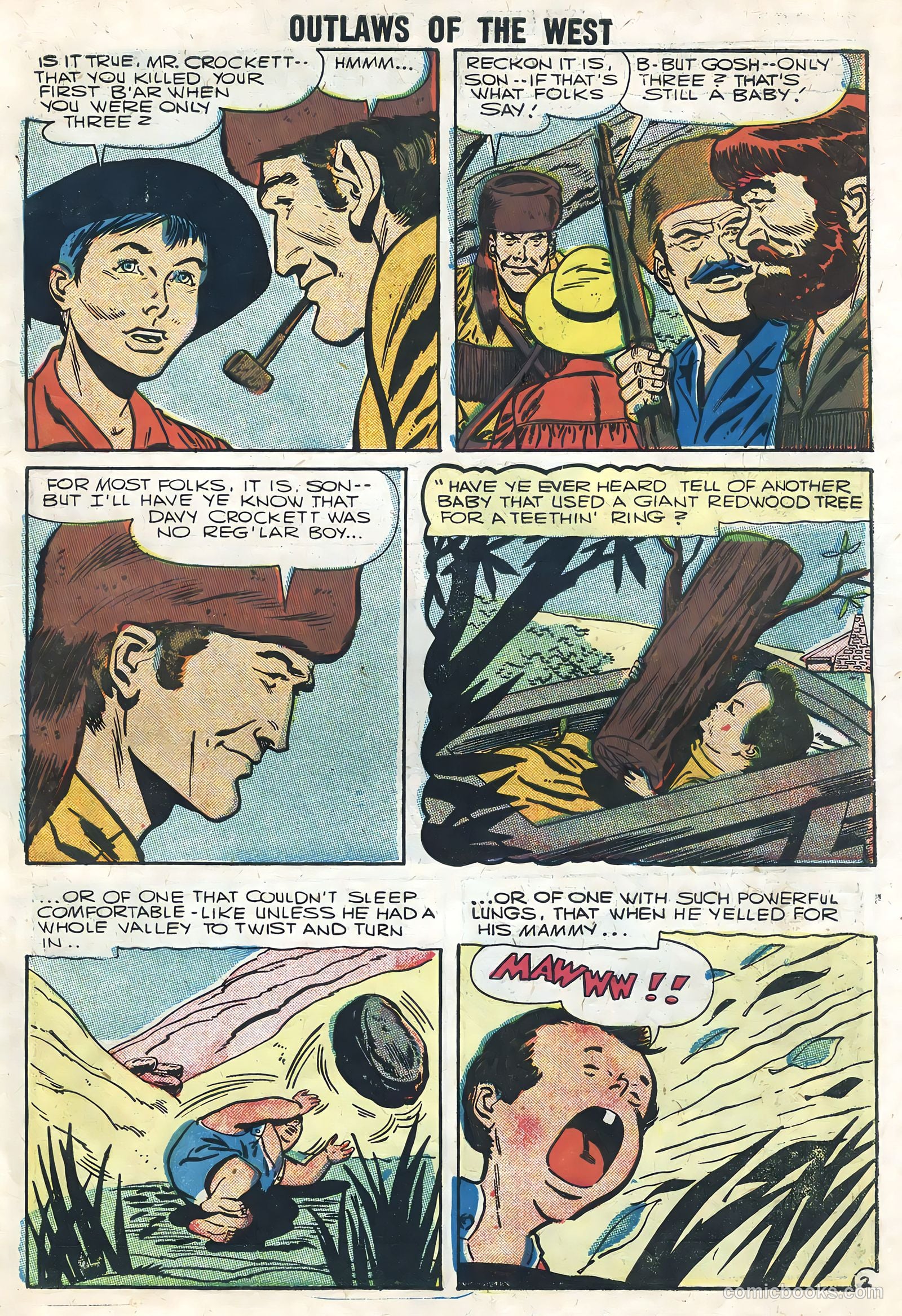 Outlaws of the West #14 (1958) — page 61 of 68