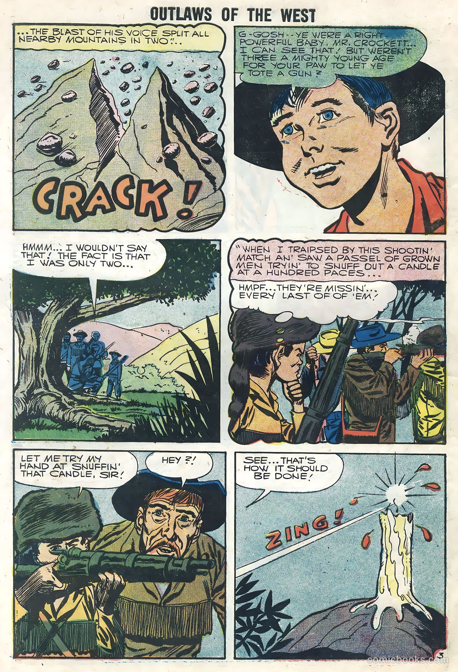 Outlaws of the West #14 (1958) — page 62 of 68