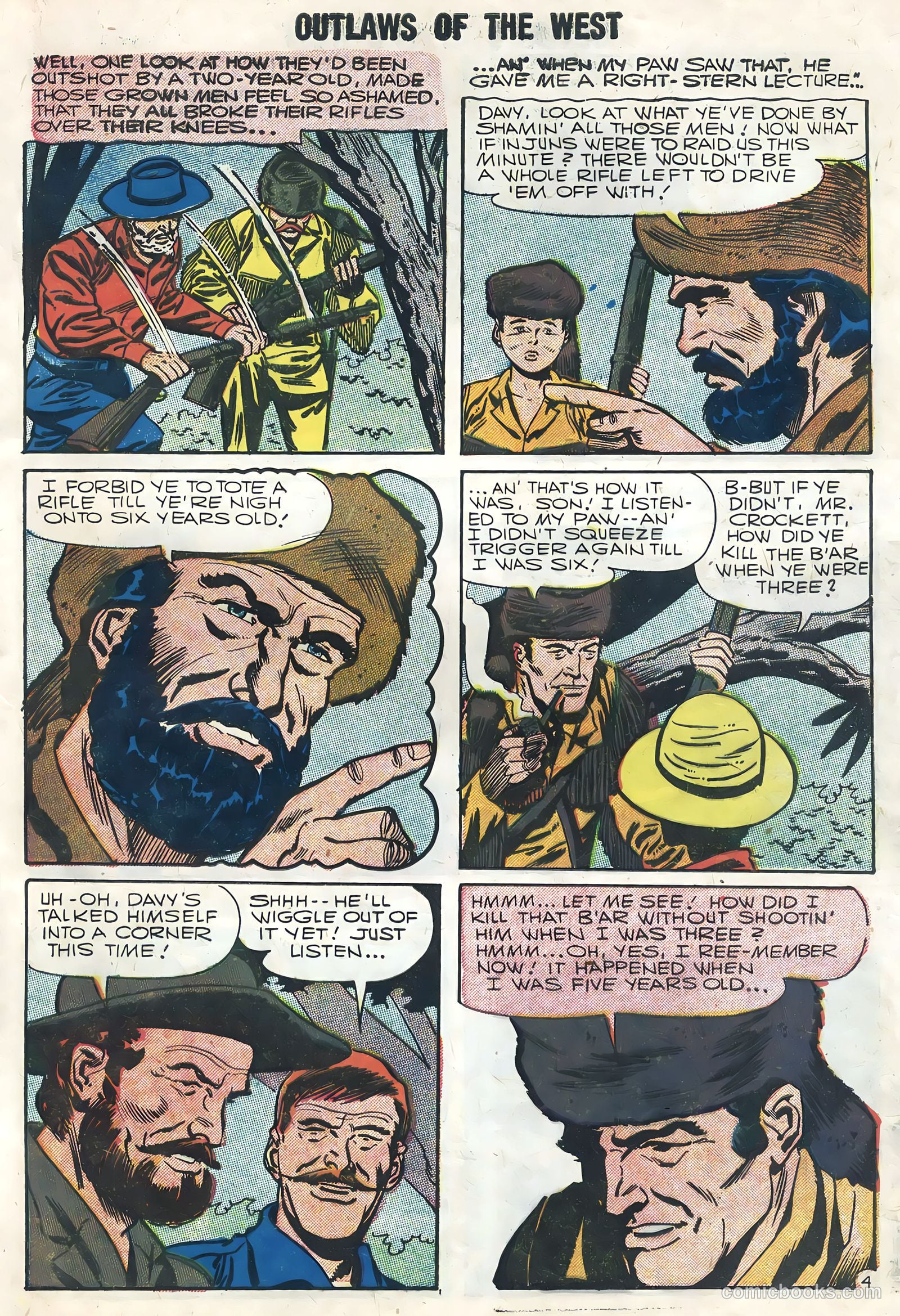 Outlaws of the West #14 (1958) — page 63 of 68