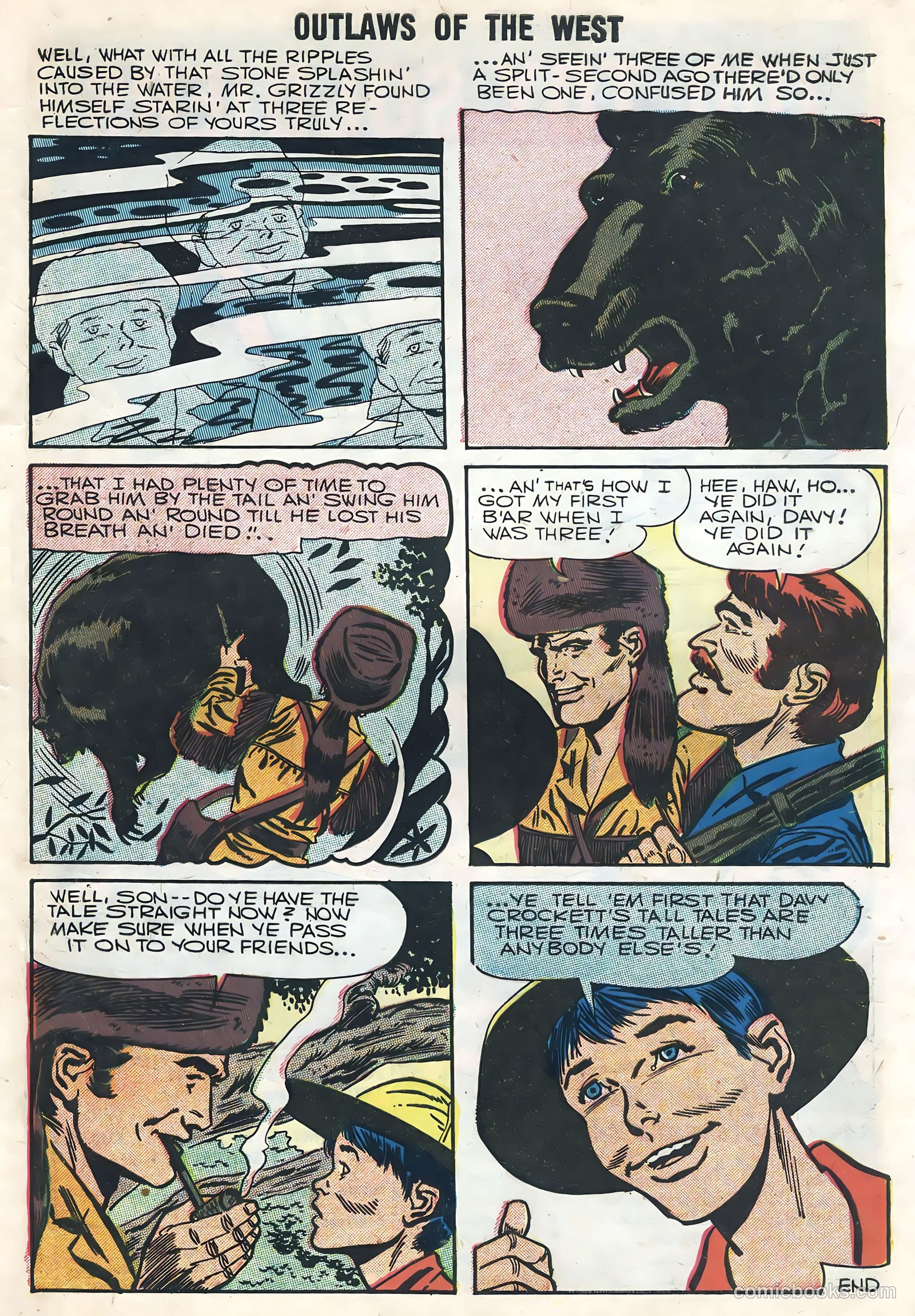 Outlaws of the West #14 (1958) — page 65 of 68