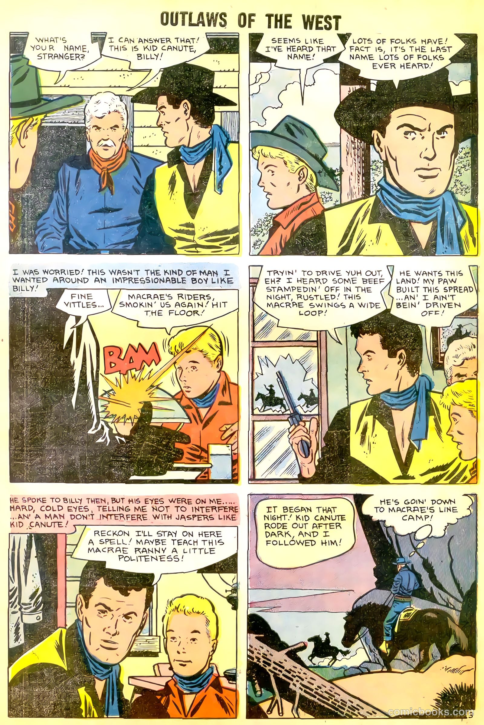 Outlaws of the West #15 (1958) — page 5 of 36
