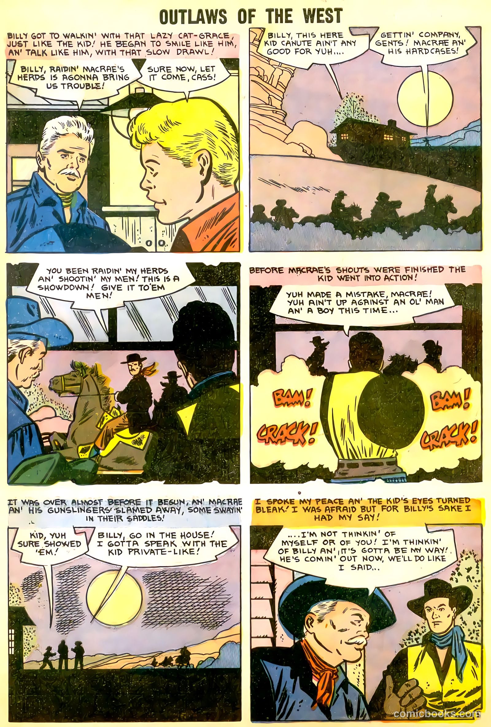 Outlaws of the West #15 (1958) — page 8 of 36