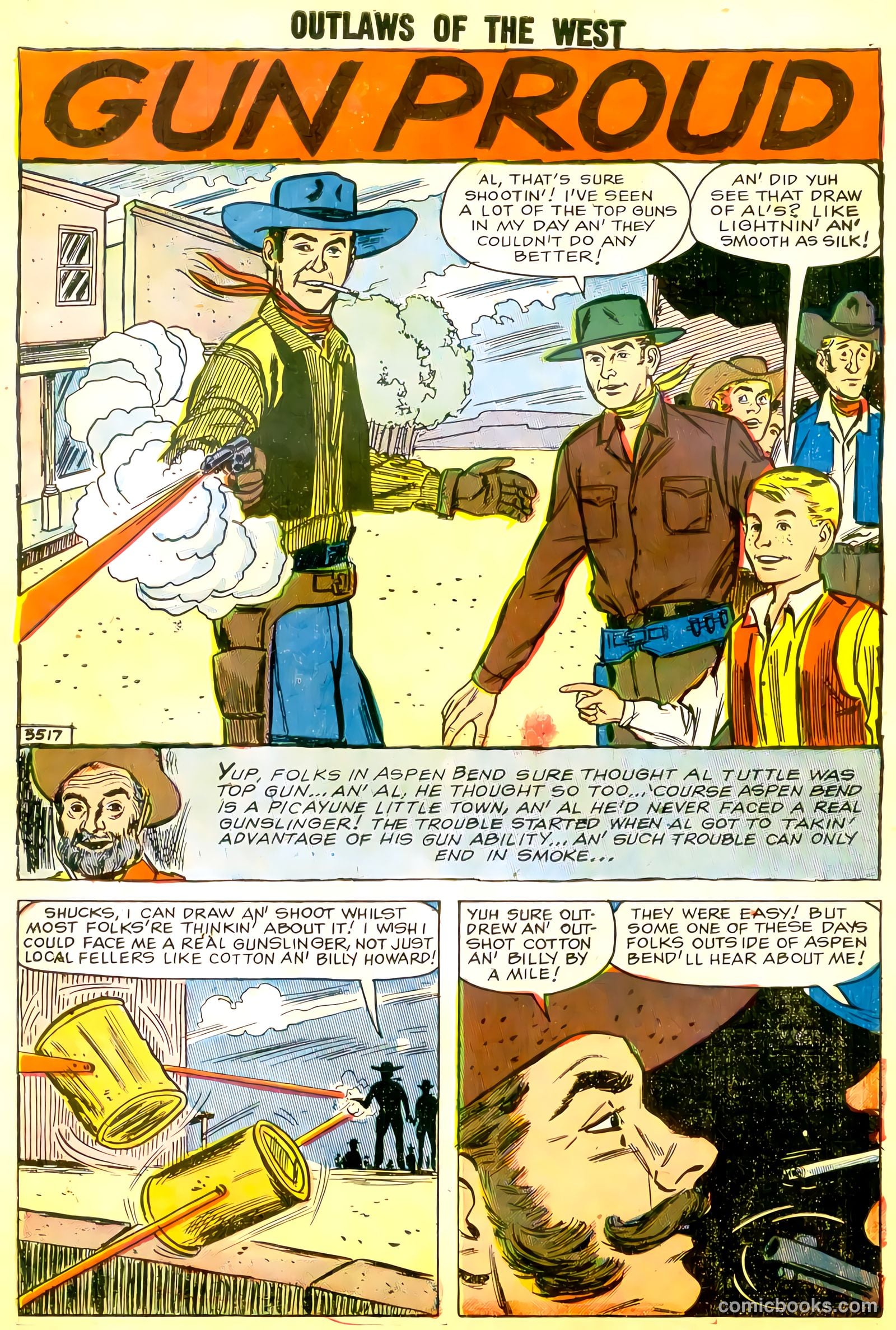 Outlaws of the West #15 (1958) — page 10 of 36