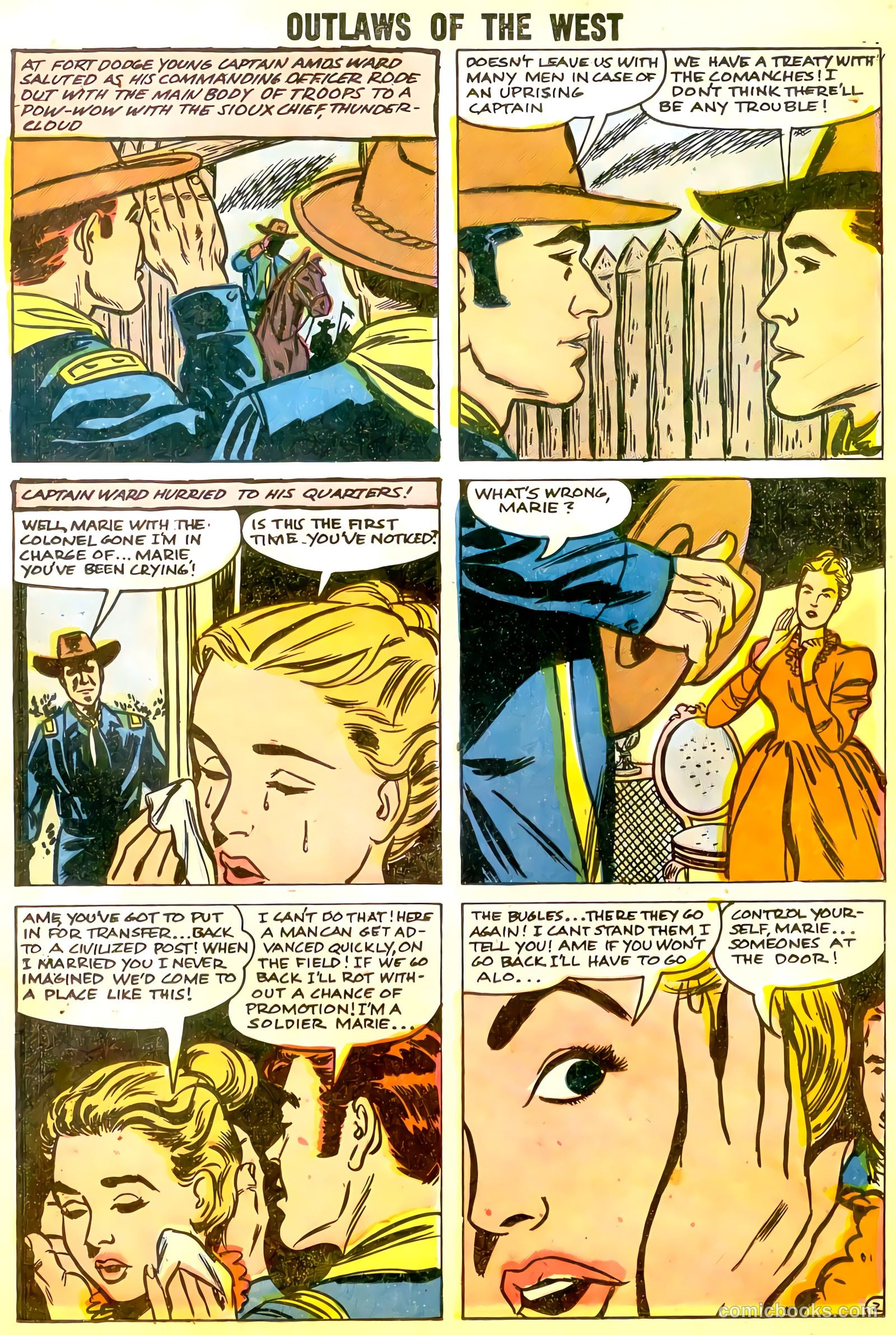 Outlaws of the West #15 (1958) — page 13 of 36