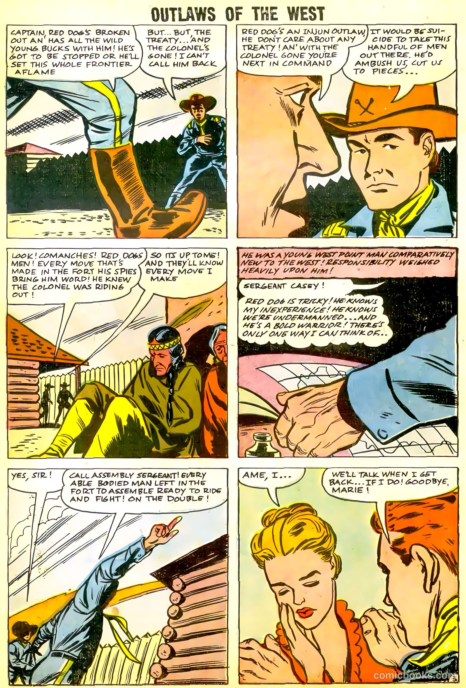 Outlaws of the West #15 (1958) — page 14 of 36