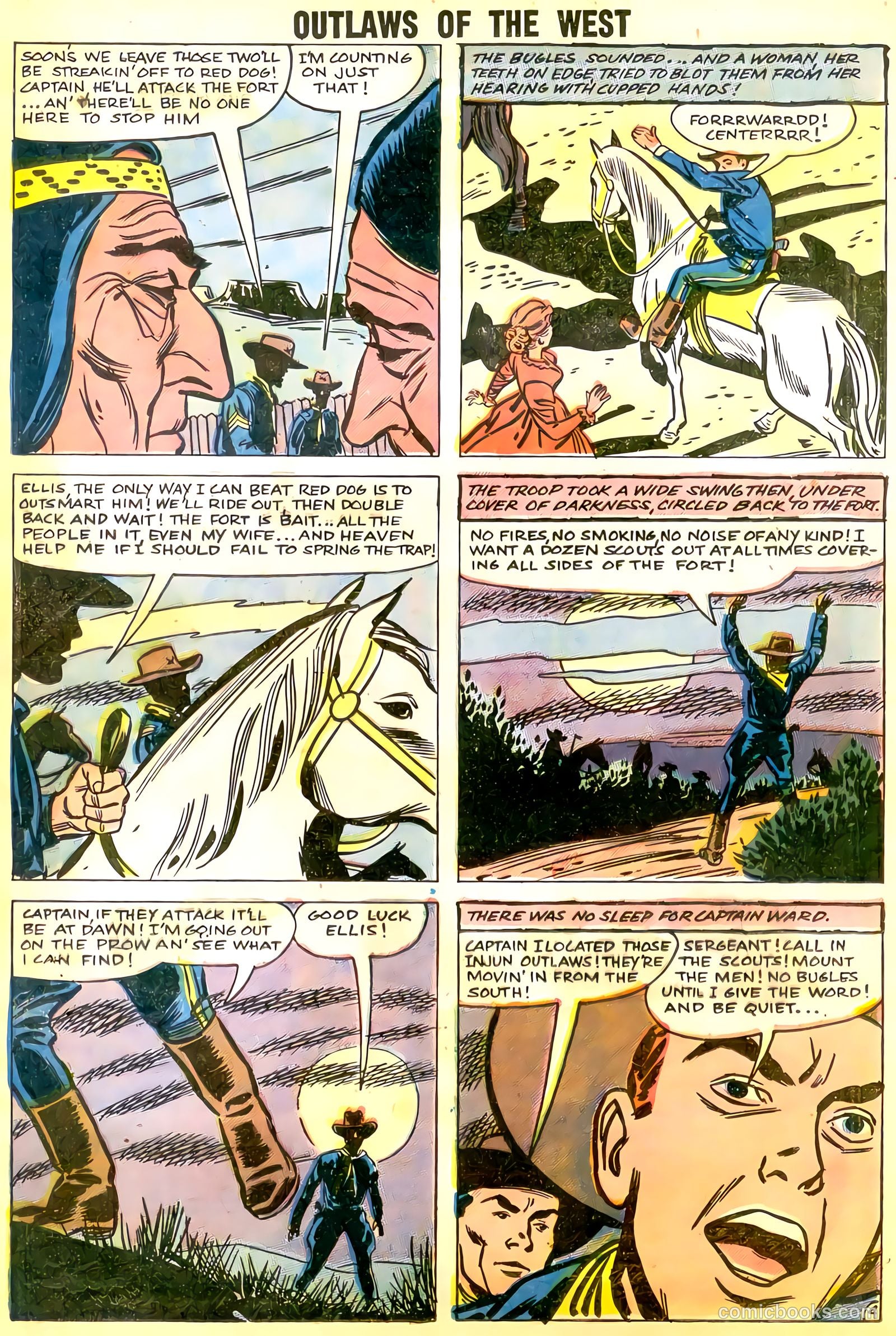 Outlaws of the West #15 (1958) — page 16 of 36