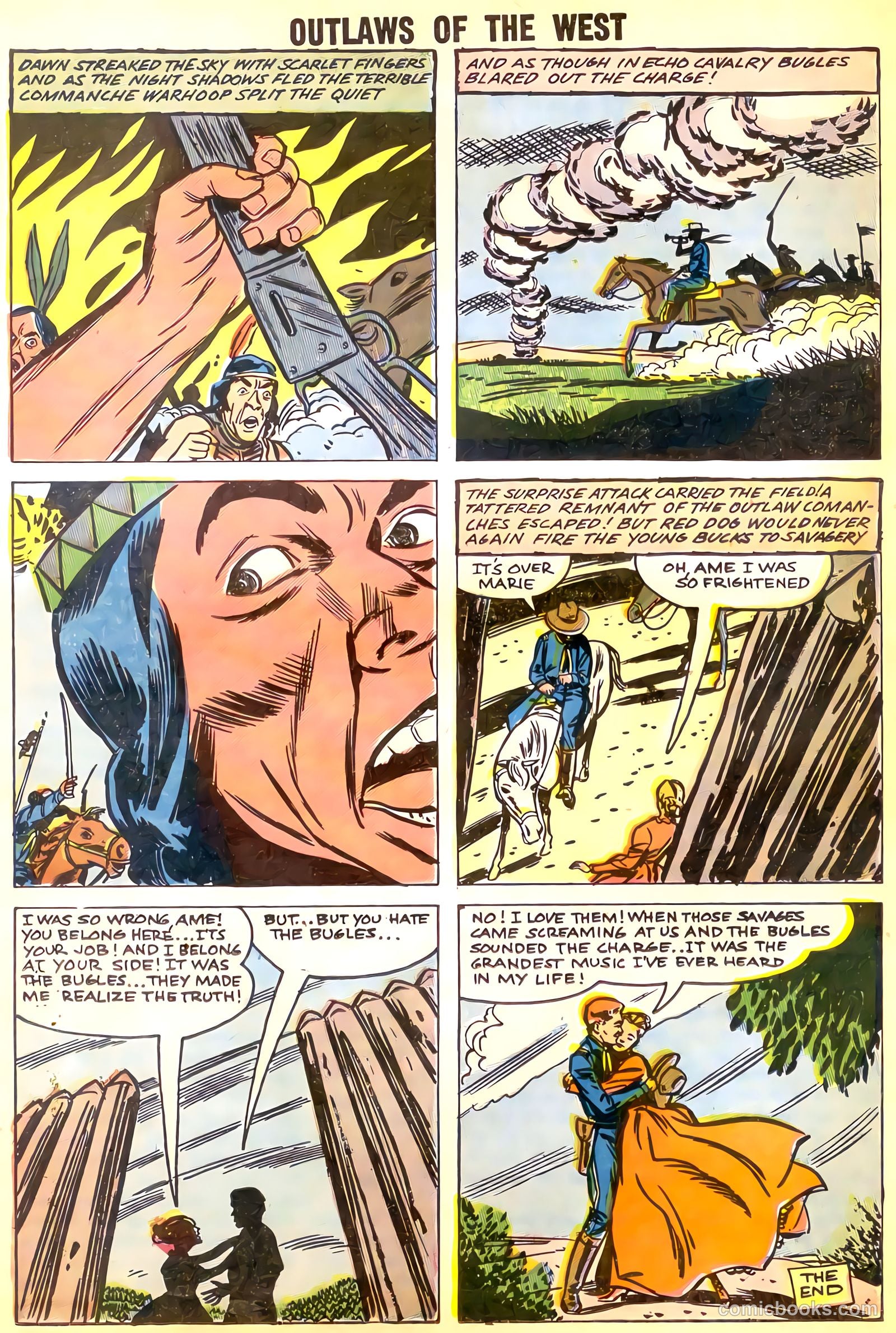 Outlaws of the West #15 (1958) — page 17 of 36