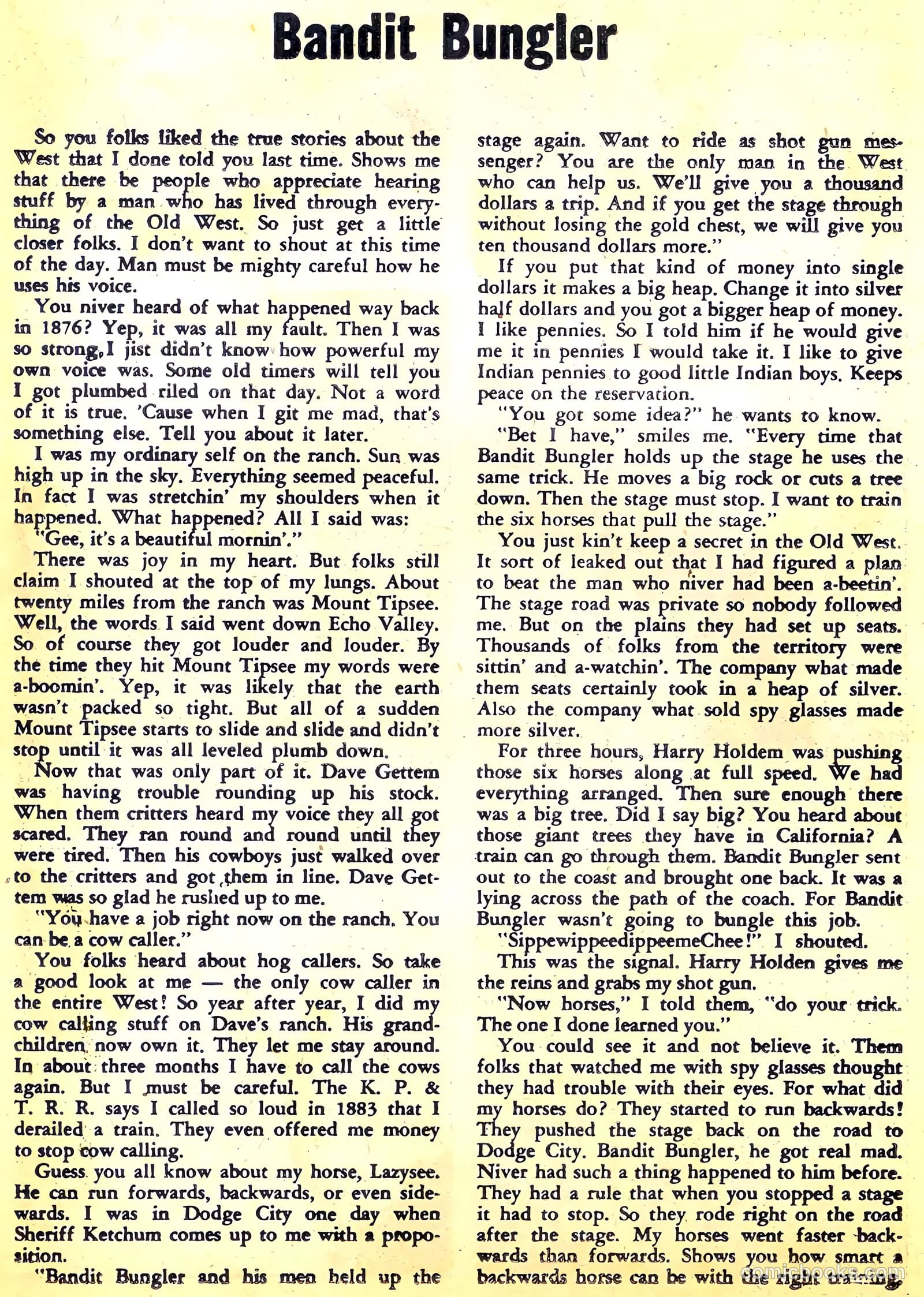 Outlaws of the West #15 (1958) — page 18 of 36