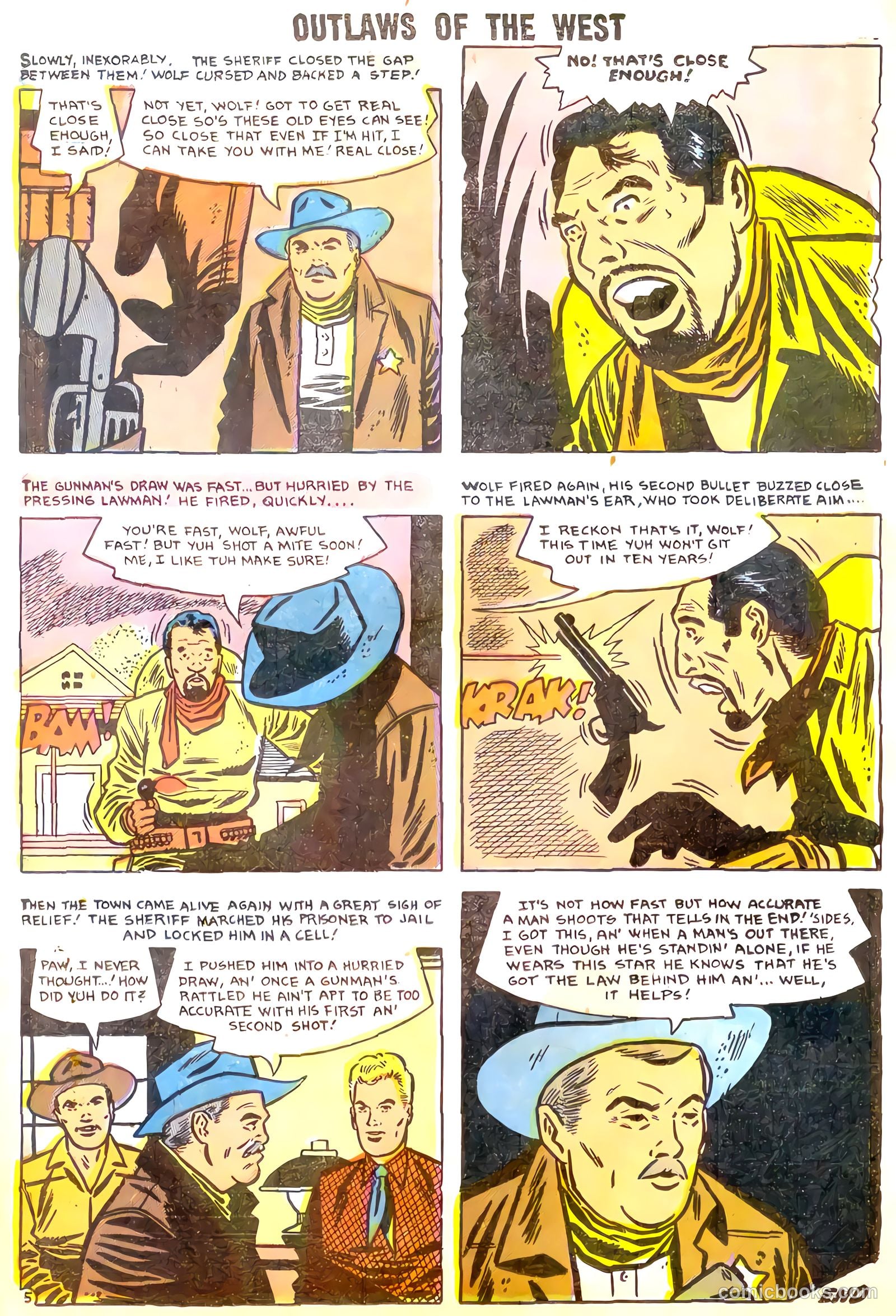 Outlaws of the West #15 (1958) — page 25 of 36