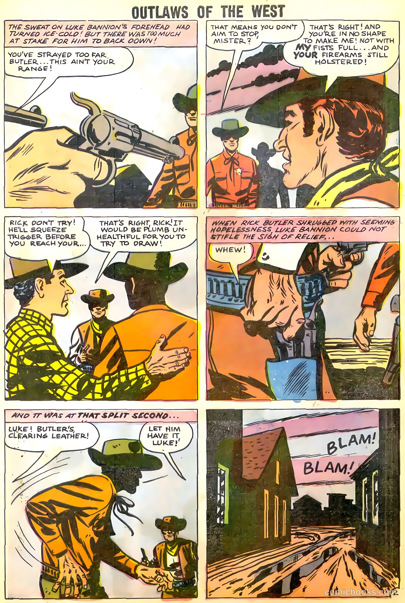 Outlaws of the West #15 (1958) — page 28 of 36